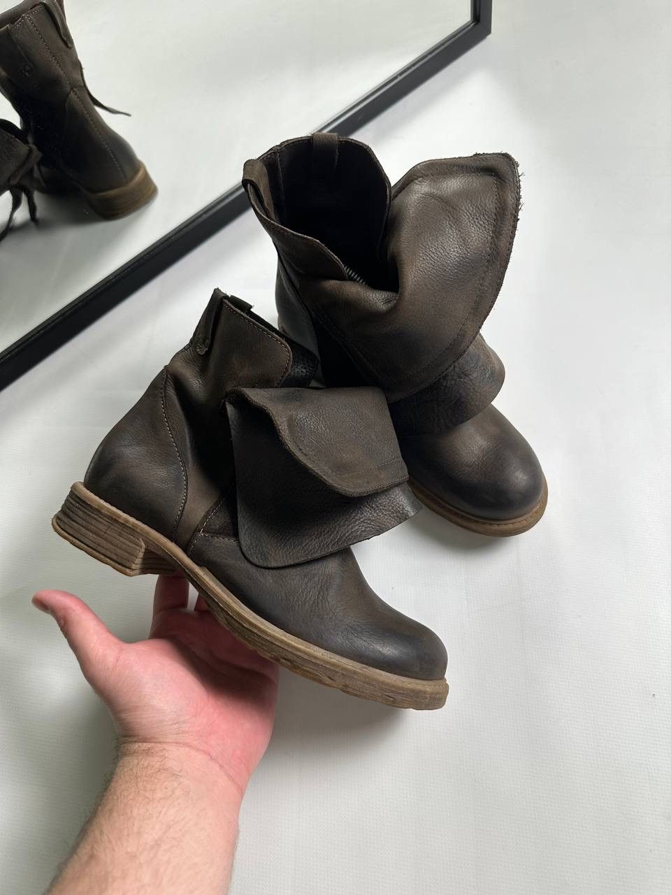A.S.98 AS98 type Avant Garde Guidi Style Leather Boots Size US 7 / IT 37 - 1 Thumbnail