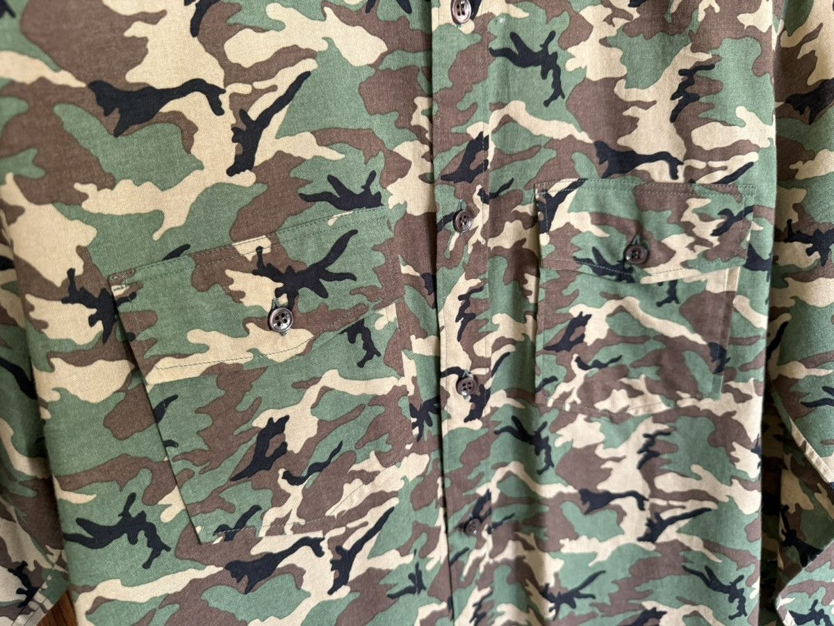 Saint Laurent Paris SS15 Saint Laurent Psych Rock camo shirt Hedi Slimane 41 Size US L / EU 52-54 / 3 - 16 Thumbnail