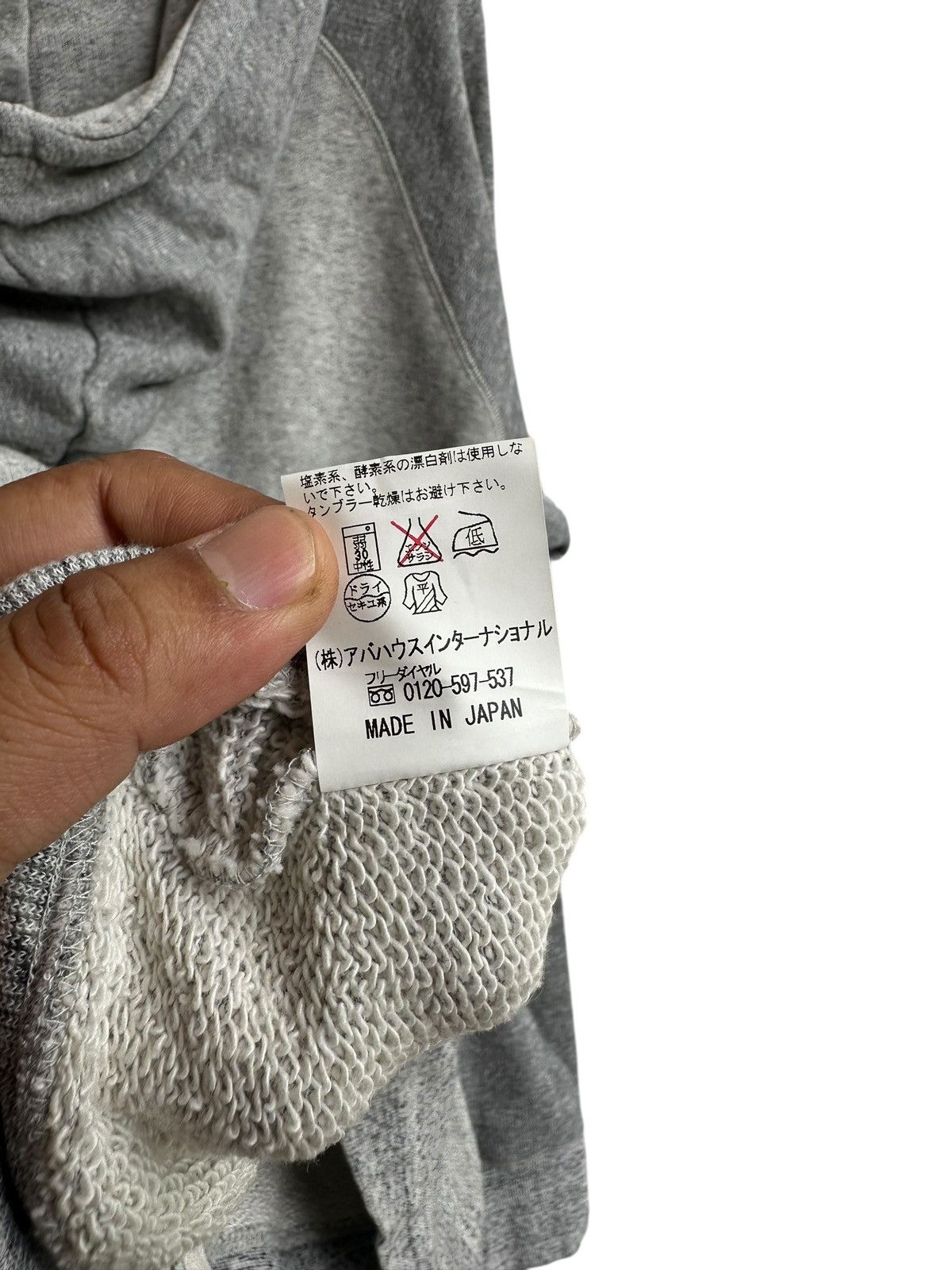 ABAHOUSE Abahouse Japan Gray Colorblock Hoodie Size US M / EU 48-50 / 2 - 7 Thumbnail