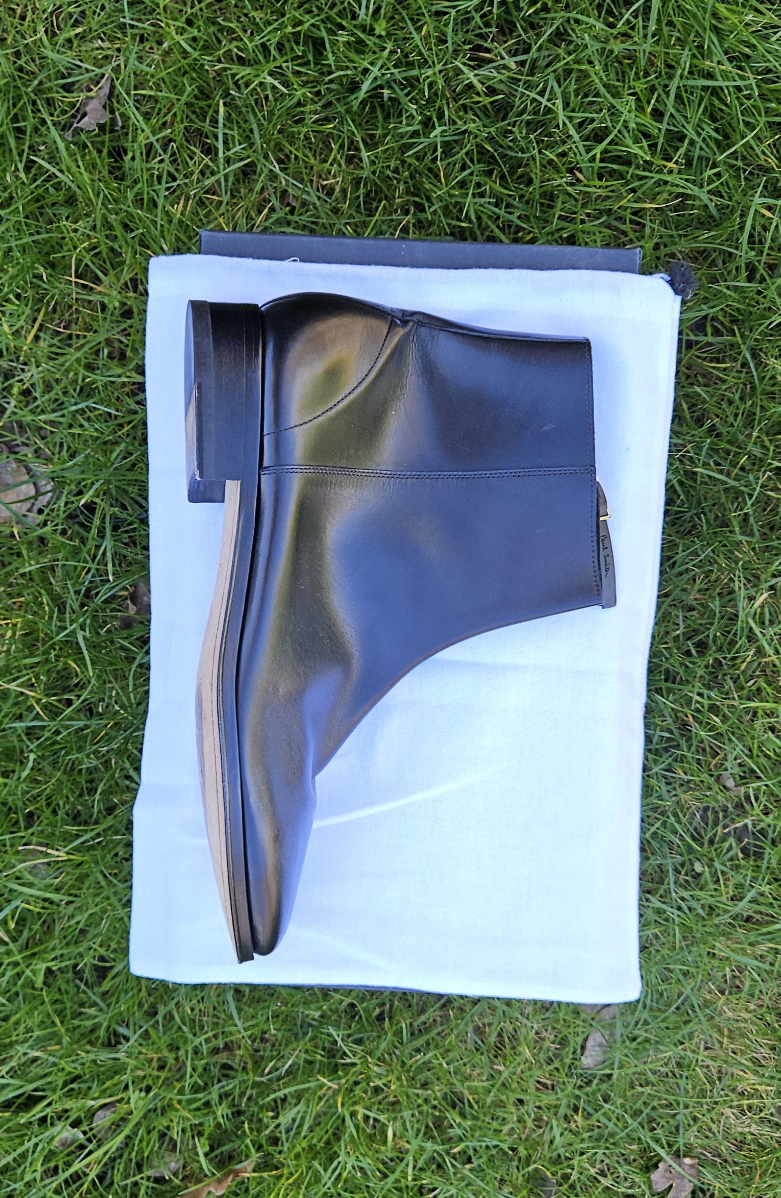 Paul Smith Paul Smith black leather zip Chelsea boots *new* Size US 10 / EU 43 - 4 Thumbnail