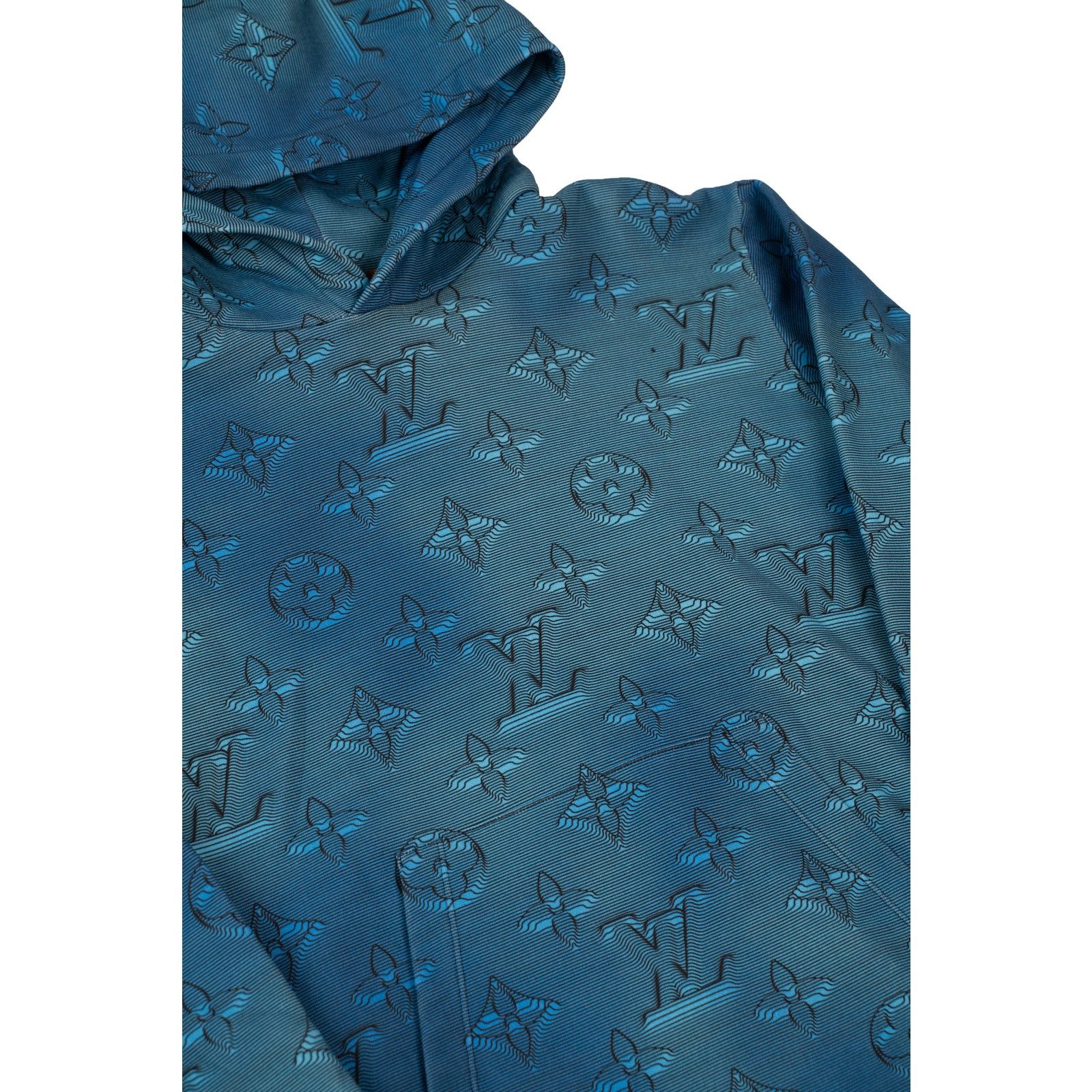 Louis Vuitton Blue Monogram Hoodie Size US M / EU 48-50 / 2 - 3 Thumbnail