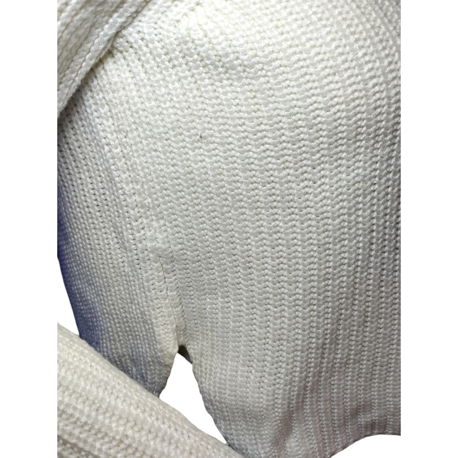 American Apparel American Apparel Sweater Long Sleeves Rib Knit White Small Size S / US 4 / IT 40 - 5 Thumbnail
