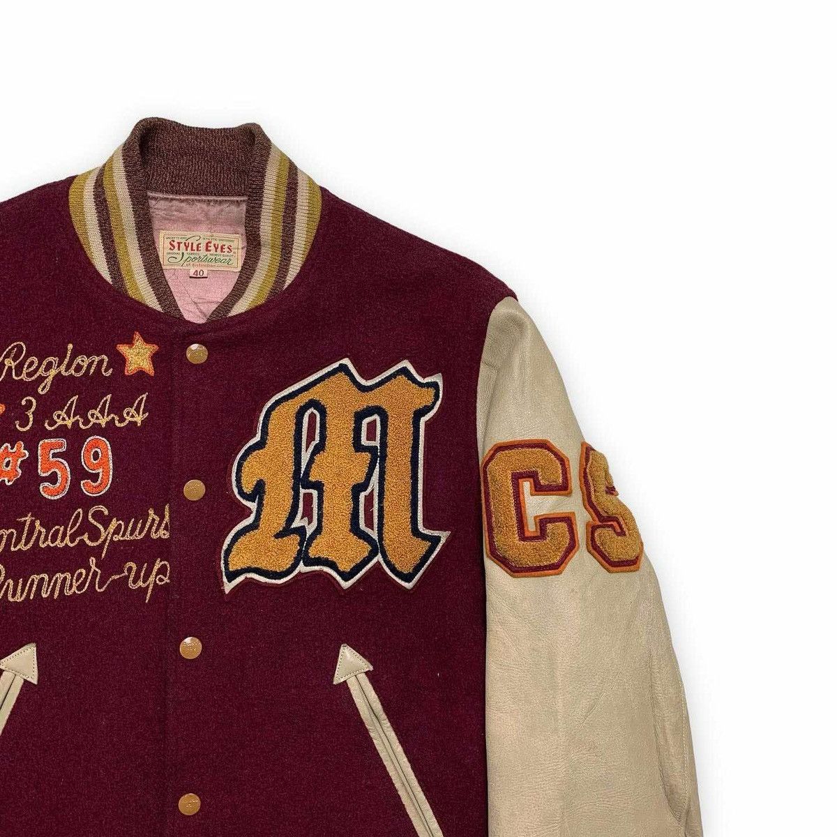 Whitesville Style Eye by Toyo enterprise Varsity Jacket Size US L / EU 52-54 / 3 - 7 Thumbnail