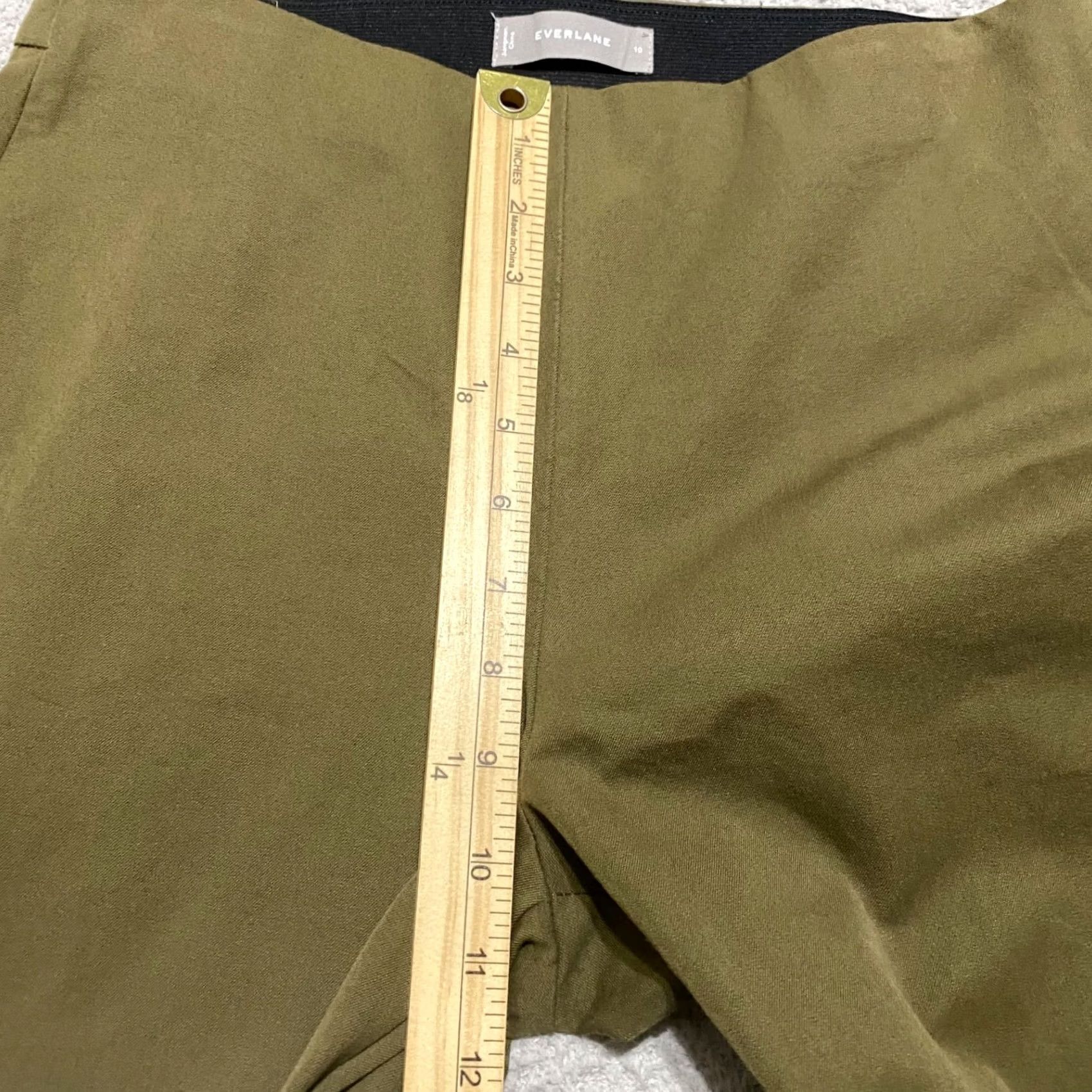Everlane Everlane Dress Pants Green Skinny High Rise Jacket not? Size 32" / US 10 / IT 46 - 7 Thumbnail
