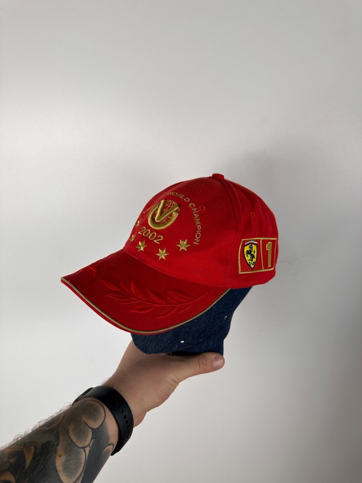 Ferrari Vintage 2001 Michael Schumacher Ferrari team Cap One Size Size ONE SIZE - 1 Thumbnail