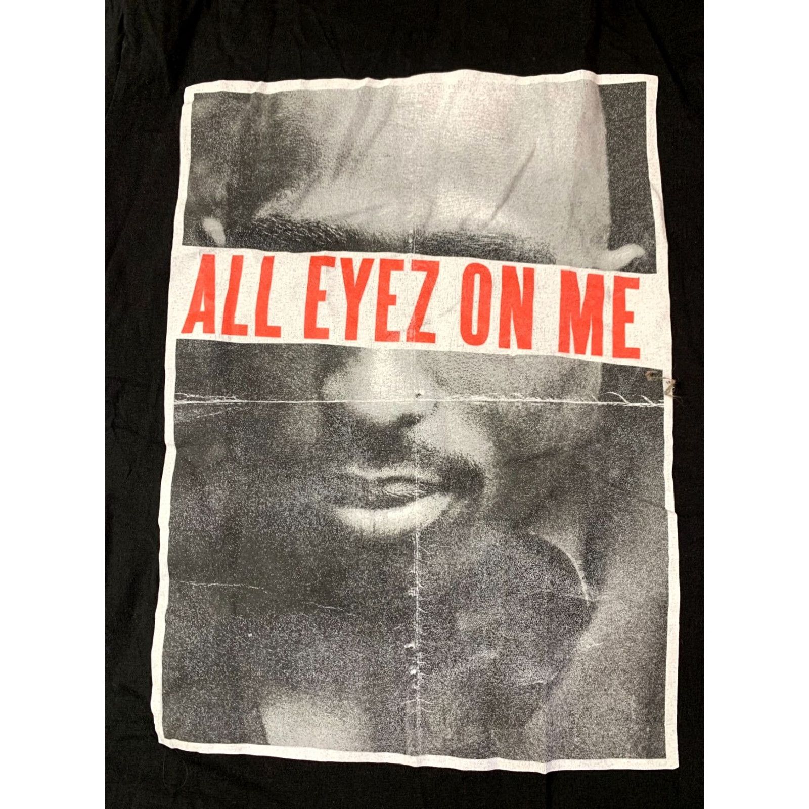Vintage 2PAC Official Product Shirt M Black 2Pac All Eyez On Me Mens Medium T-Shirt Size US M / EU 48-50 / 2 - 3 Thumbnail