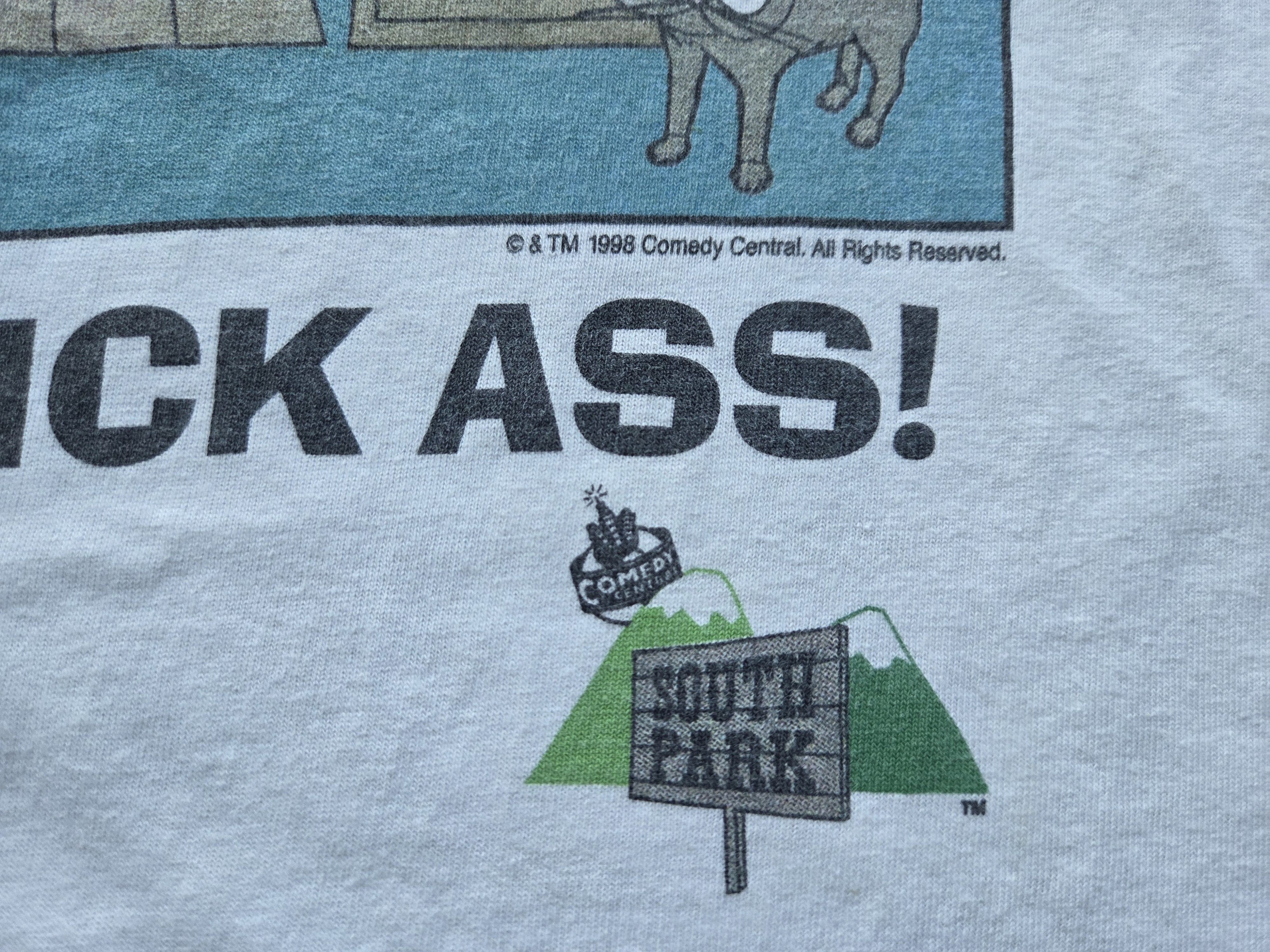 Cartoon Network Vintage 90s South Park Cartoon Kick Ass Comedy Central Shirt Size US L / EU 52-54 / 3 - 6 Thumbnail