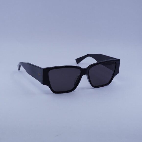 Bottega Veneta Bottega Veneta BV1285S 001 Sunglasses Black Square Frame Size ONE SIZE - 2 Thumbnail