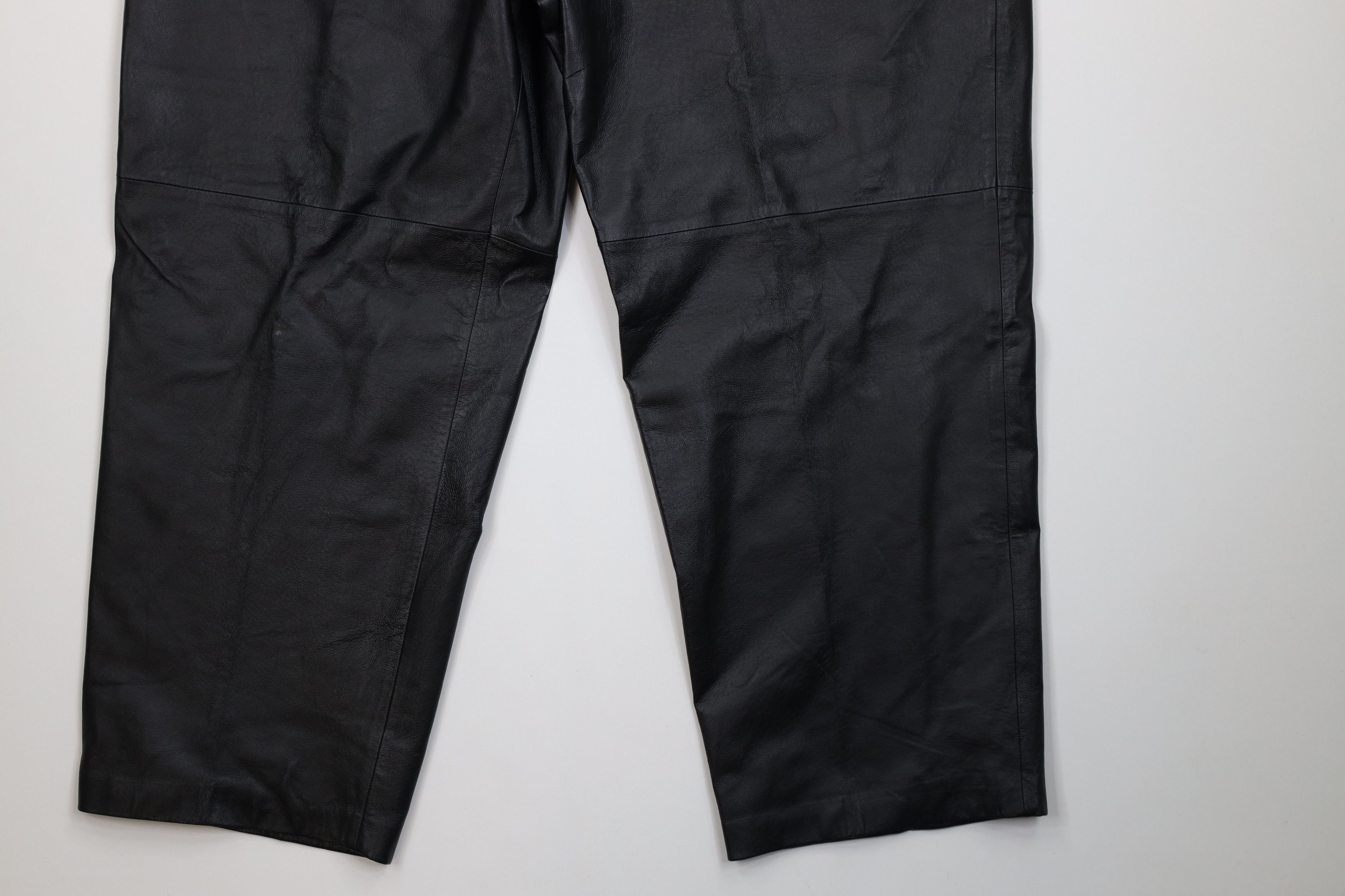 Vintage Deadstock Vintage 90s Streetwear Relaxed Fit Wide Leg Pants Size 24" / US 00 / IT 34 - 4 Thumbnail