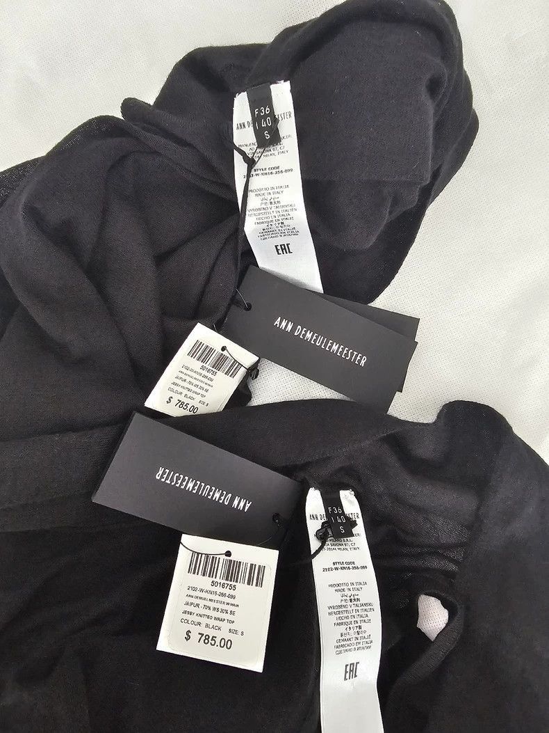 Ann Demeulemeester New Women's Cashmere Silk Blend Vest-2506 Size XXS / US 00 / IT 34 - 7 Thumbnail