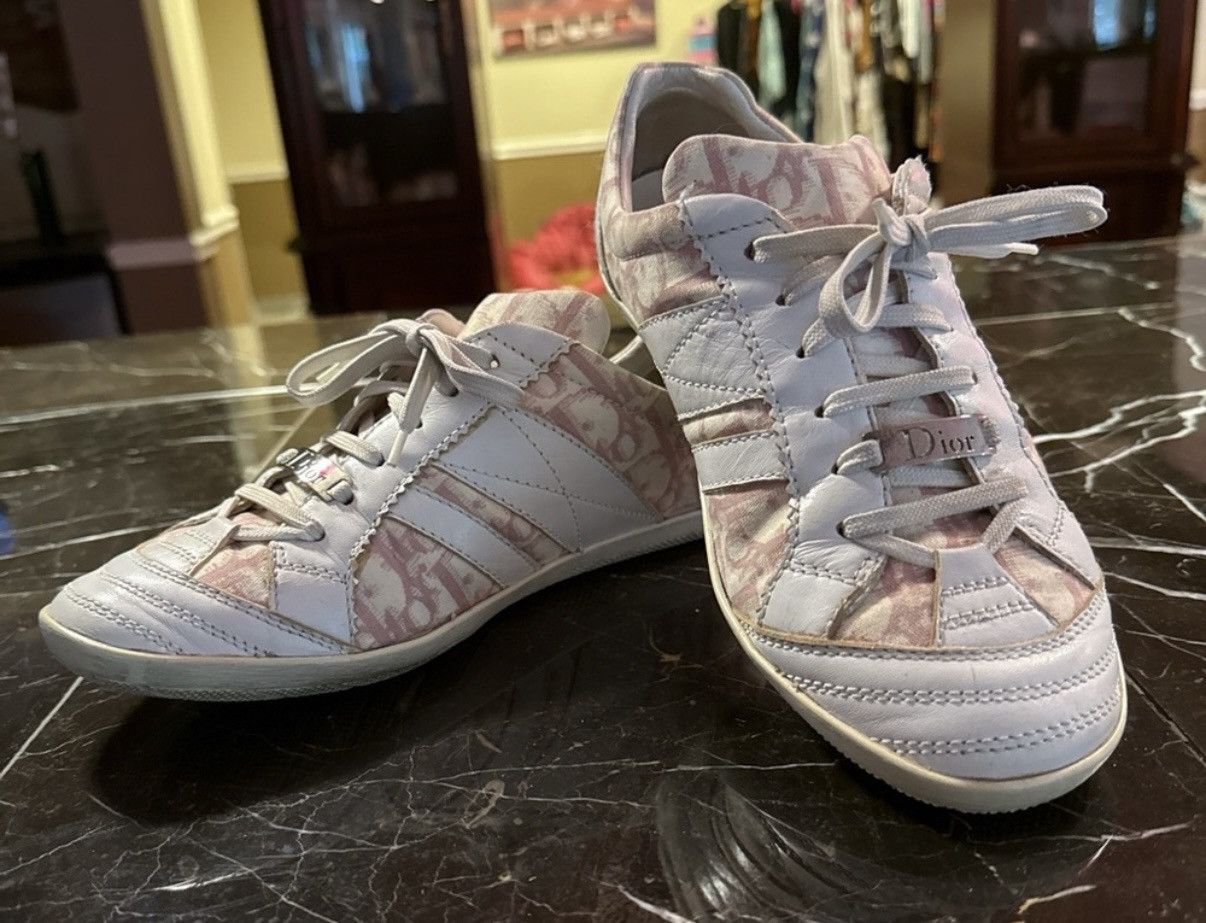 Dior Y2K Dior size 38.5 FR “girly collection” monogram sneakers Size US 7.5 / IT 37.5 - 1 Thumbnail