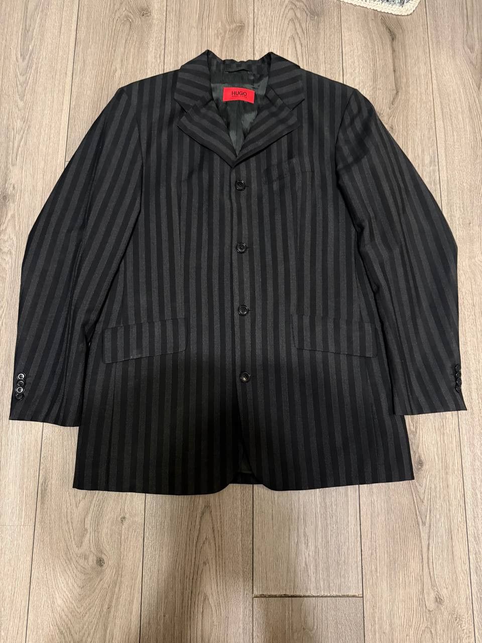 Hugo Boss Hugo Boss Blazer Jacket men Alberto Big Size 102 Four Button Size 44R - 1 Thumbnail