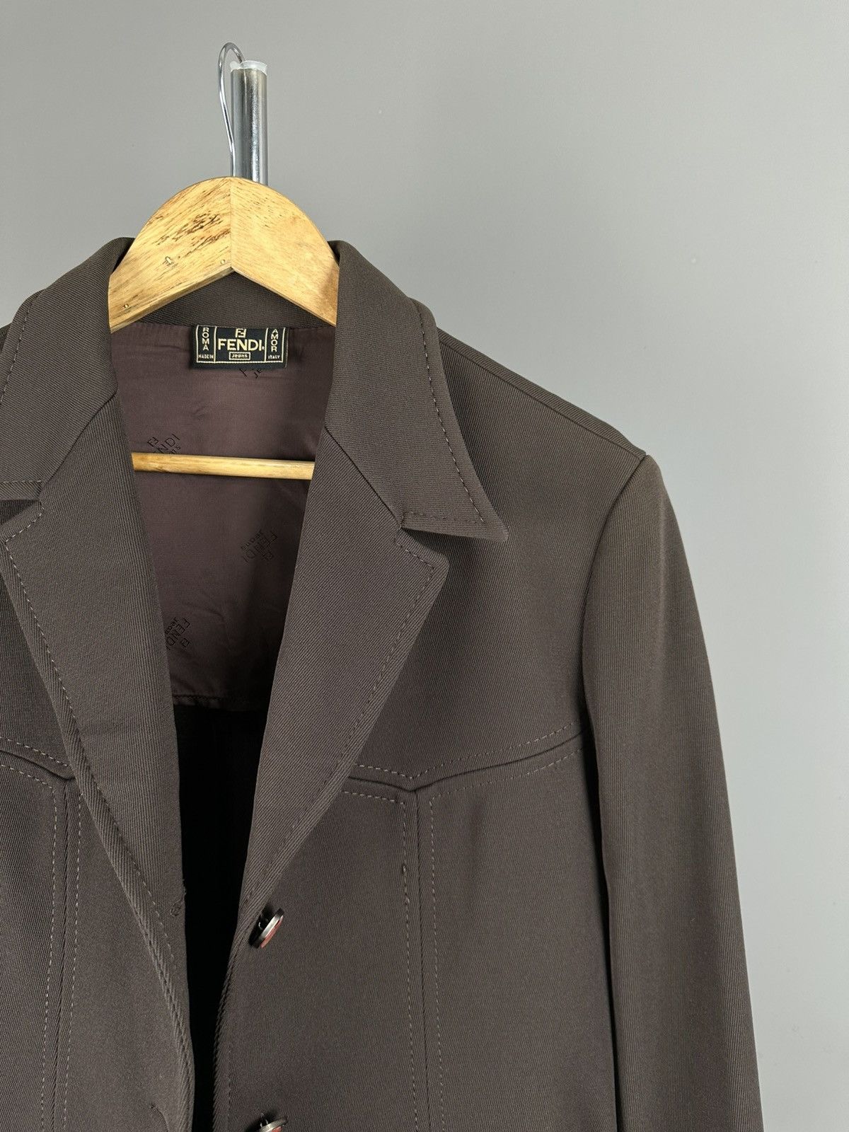 Fendi Fendi - Casual Jacket Button Down Size M / US 6-8 / IT 42-44 - 8 Thumbnail