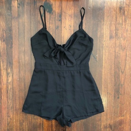 Other Honey Belle Sleeveless Romper Keyhole Bow Front Medium Size 28" / US 6 / IT 42 - 1 Thumbnail