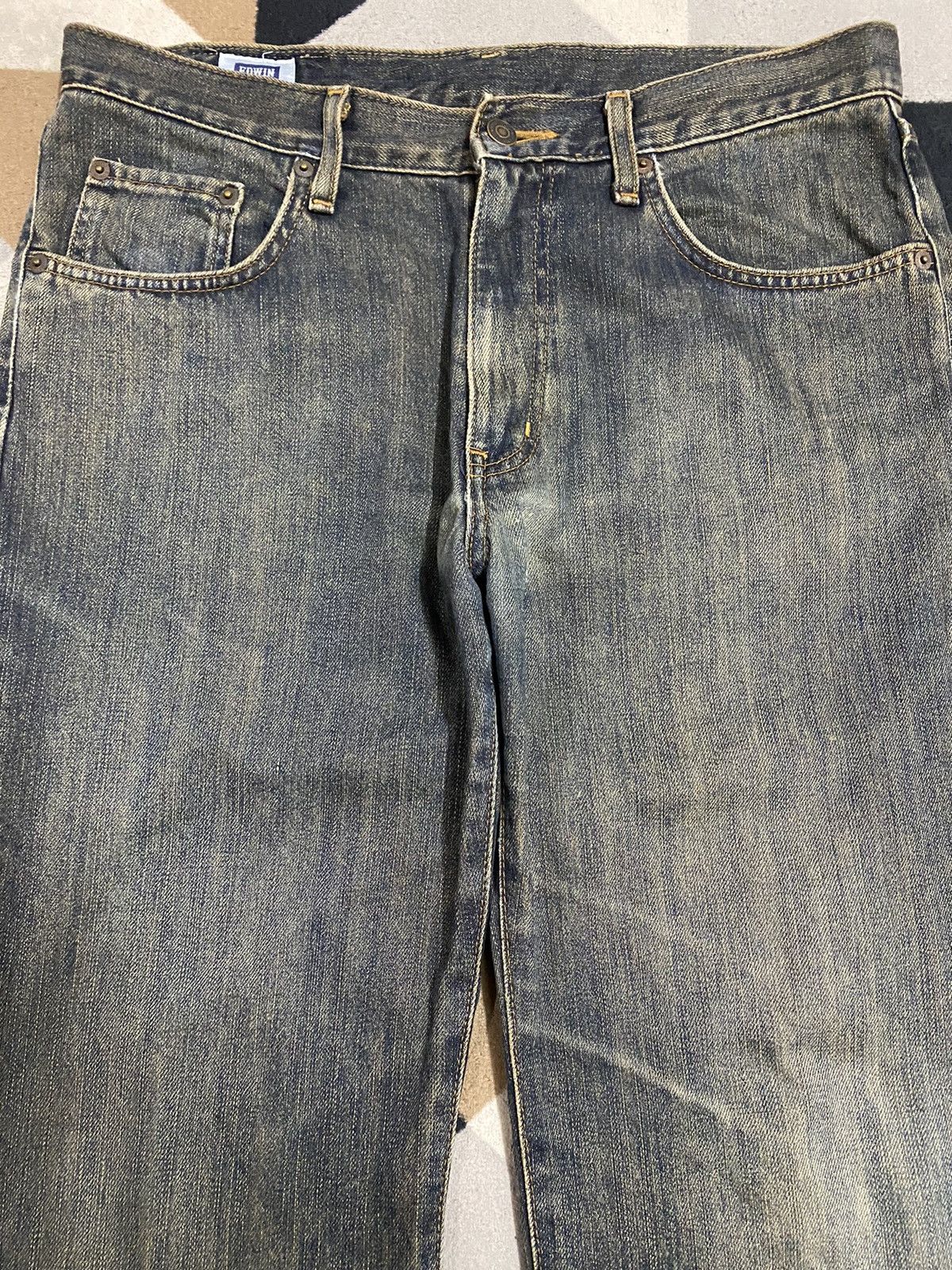 Edwin straight leg jeans with a relaxed Loose jeans