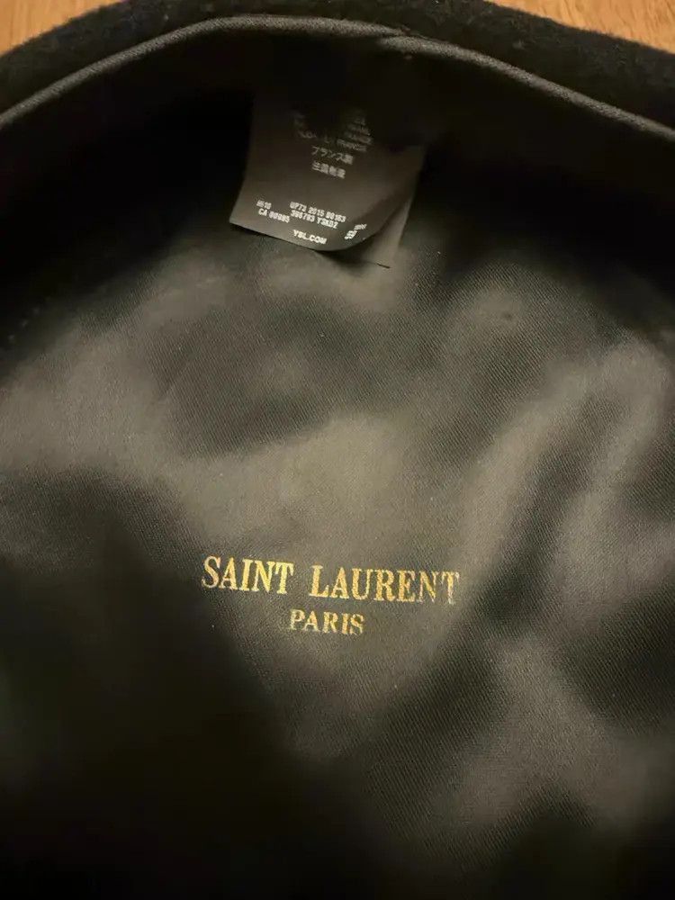 Saint Laurent Paris Saint Laurent Paris by Hedi 15AW Rabbit Hear Hat-2507 Size ONE SIZE - 3 Thumbnail