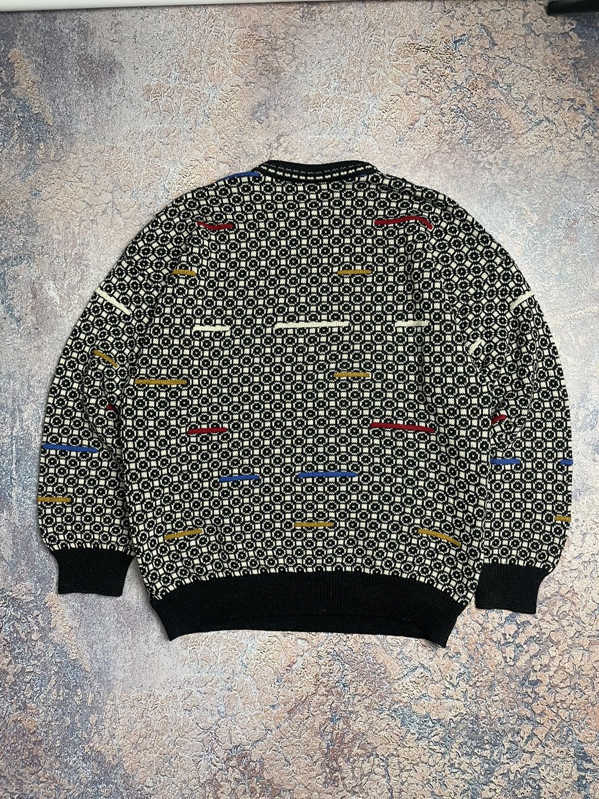 Coogi Crazy vintage 90s Coogi style baggy knitwear thick sweater Size US L / EU 52-54 / 3 - 7 Thumbnail