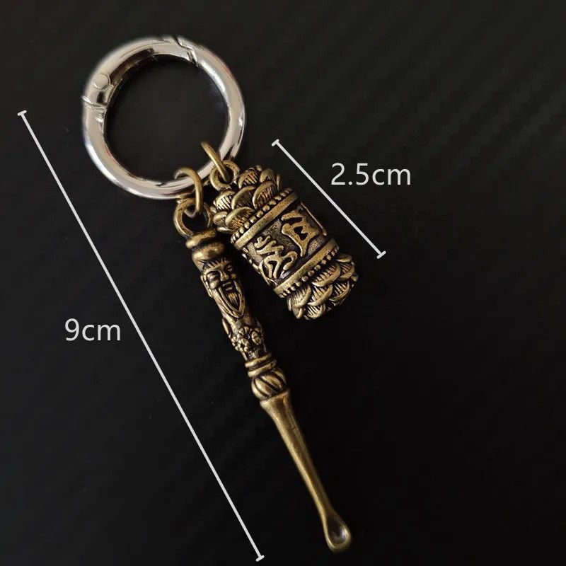 Vintage Openable Metal Ornaments keychain Size ONE SIZE - 1 Thumbnail