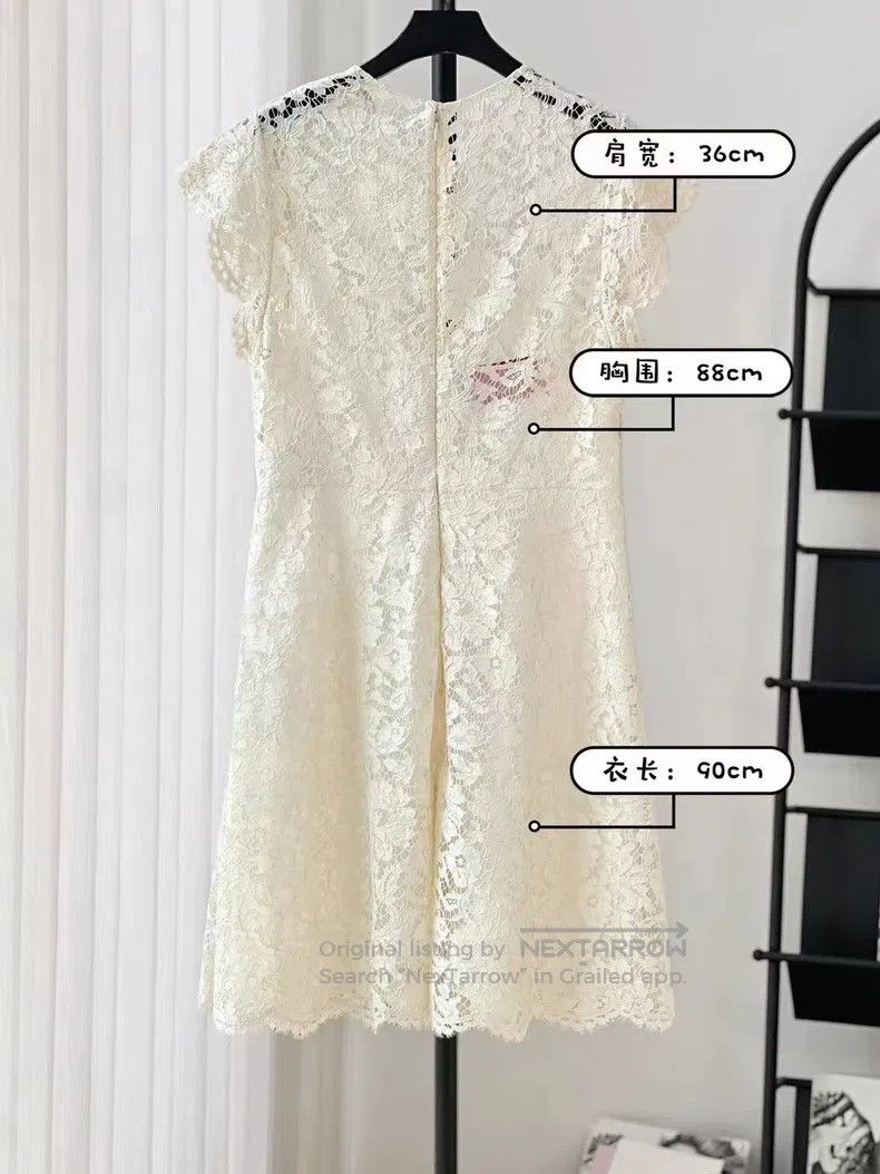 Valentino Valentino Milky lace lace dress Size M / US 6-8 / IT 42-44 - 4 Thumbnail