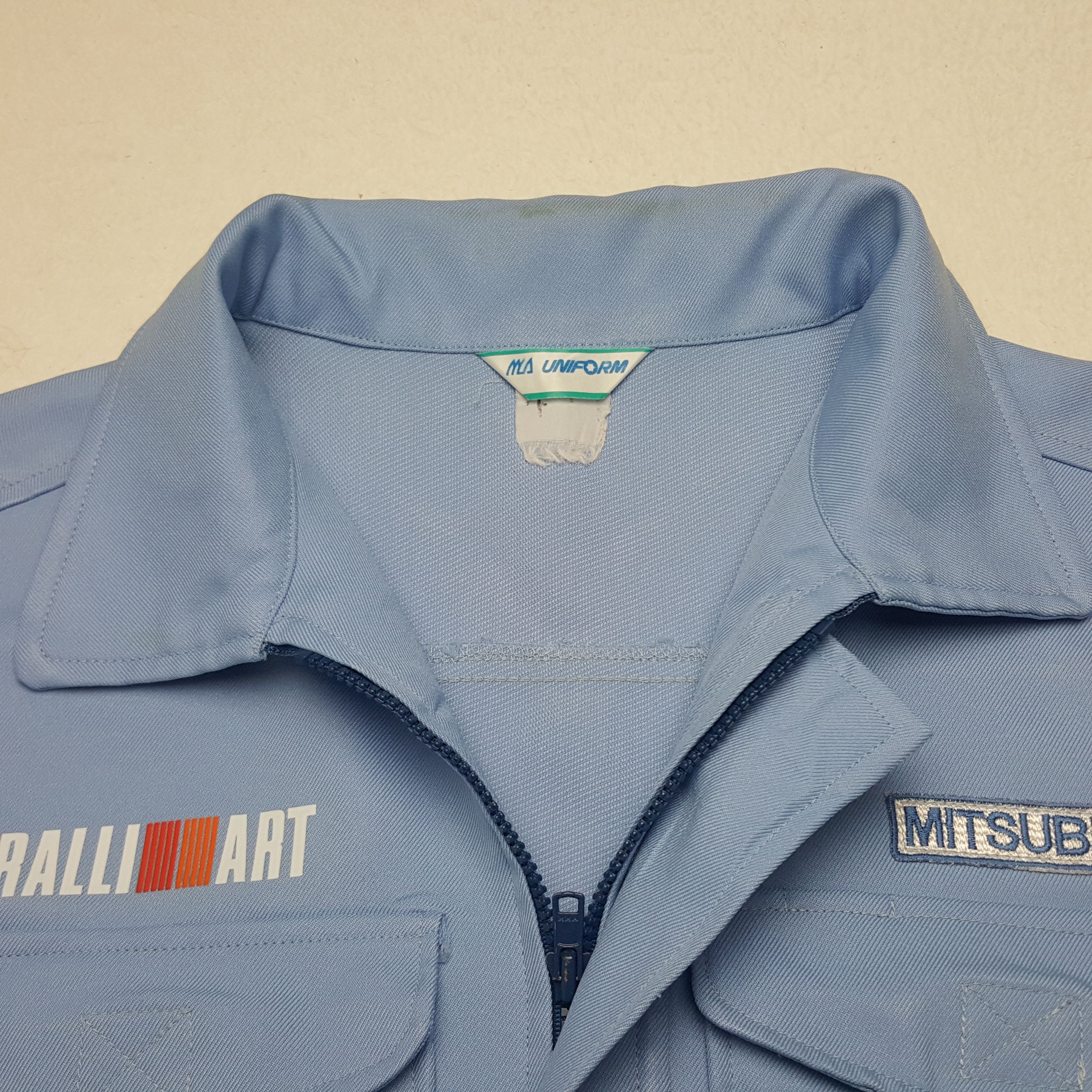Japanese Brand × Vintage Vintage Mitsubishi RalliArt Racing Custom Art Worker Jacket Size S / US 4 / IT 40 - 5 Thumbnail