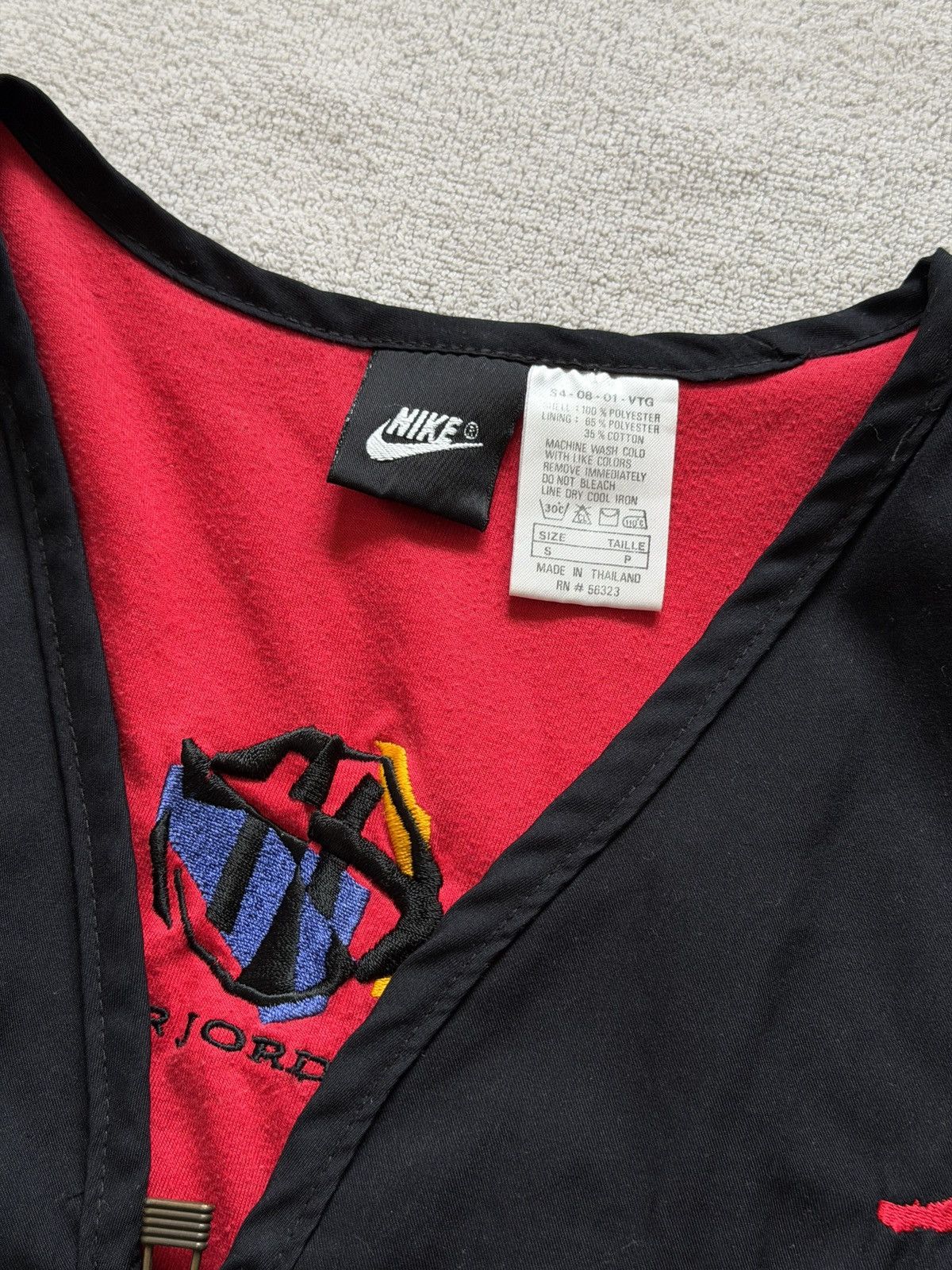 Jordan Brand Nike air jordan vintage vest big logo back 90s Size US S / EU 44-46 / 1 - 8 Thumbnail