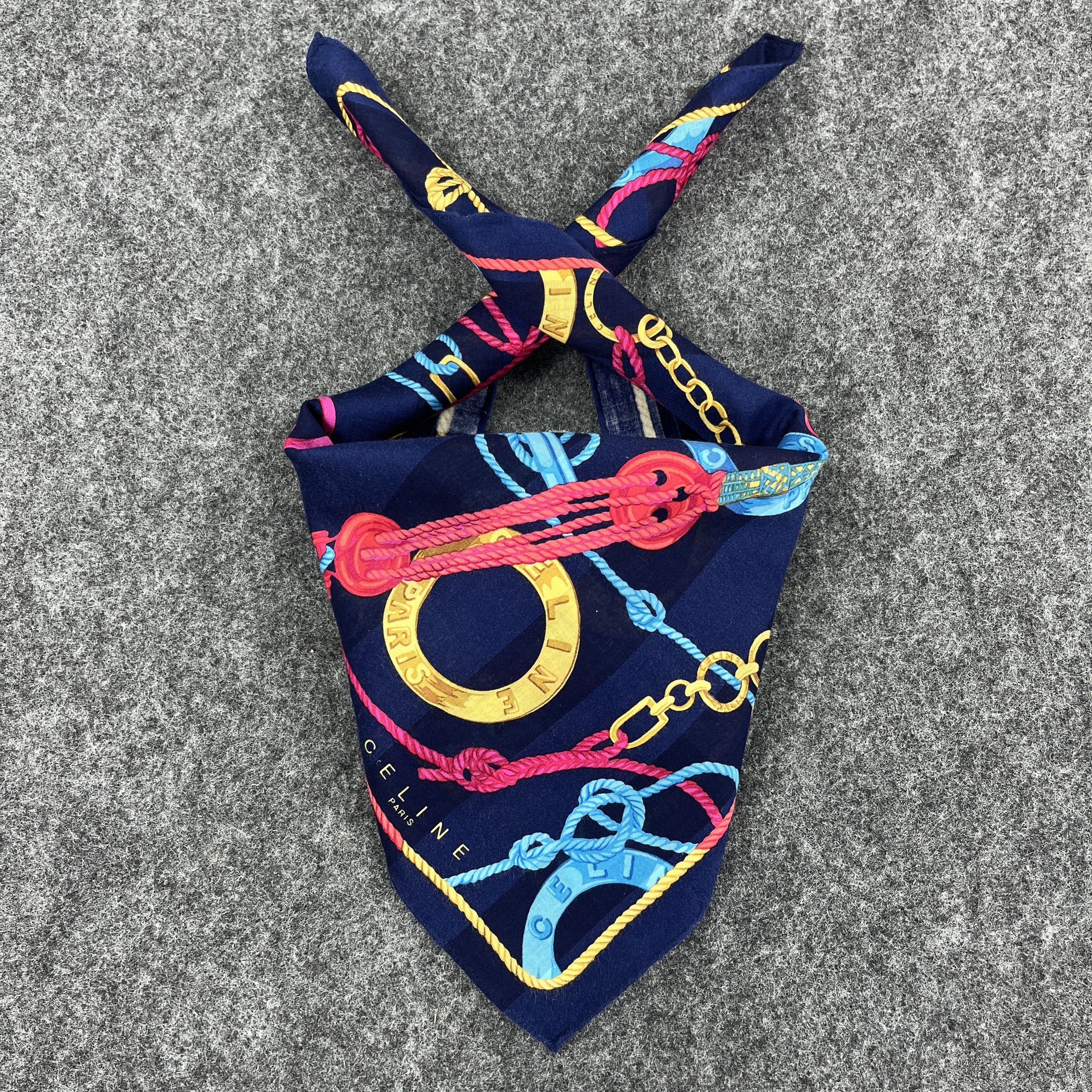 Celine Celine Handkerchief / Bandana / Neckerchief B251 Size ONE SIZE - 3 Thumbnail