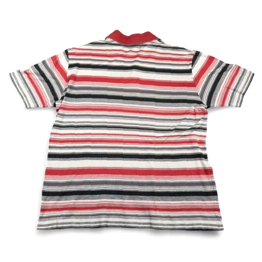 Fila VINTAGE Fila Polo Shirt Mens Adult MEDIUM Red Striped Tennis Retro 80s Y2K Cotton Knit Short Sleeve Collared Regular Fit Size US M / EU 48-50 / 2 - 3 Thumbnail