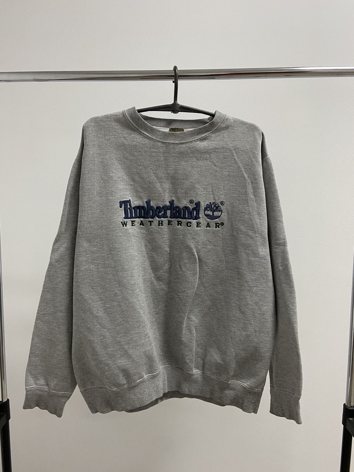 Timberland × Vintage Timberland Sweatshirt Vintage Big Embroidered Logo Weatherge Size US M / EU 48-50 / 2 - 1 Thumbnail