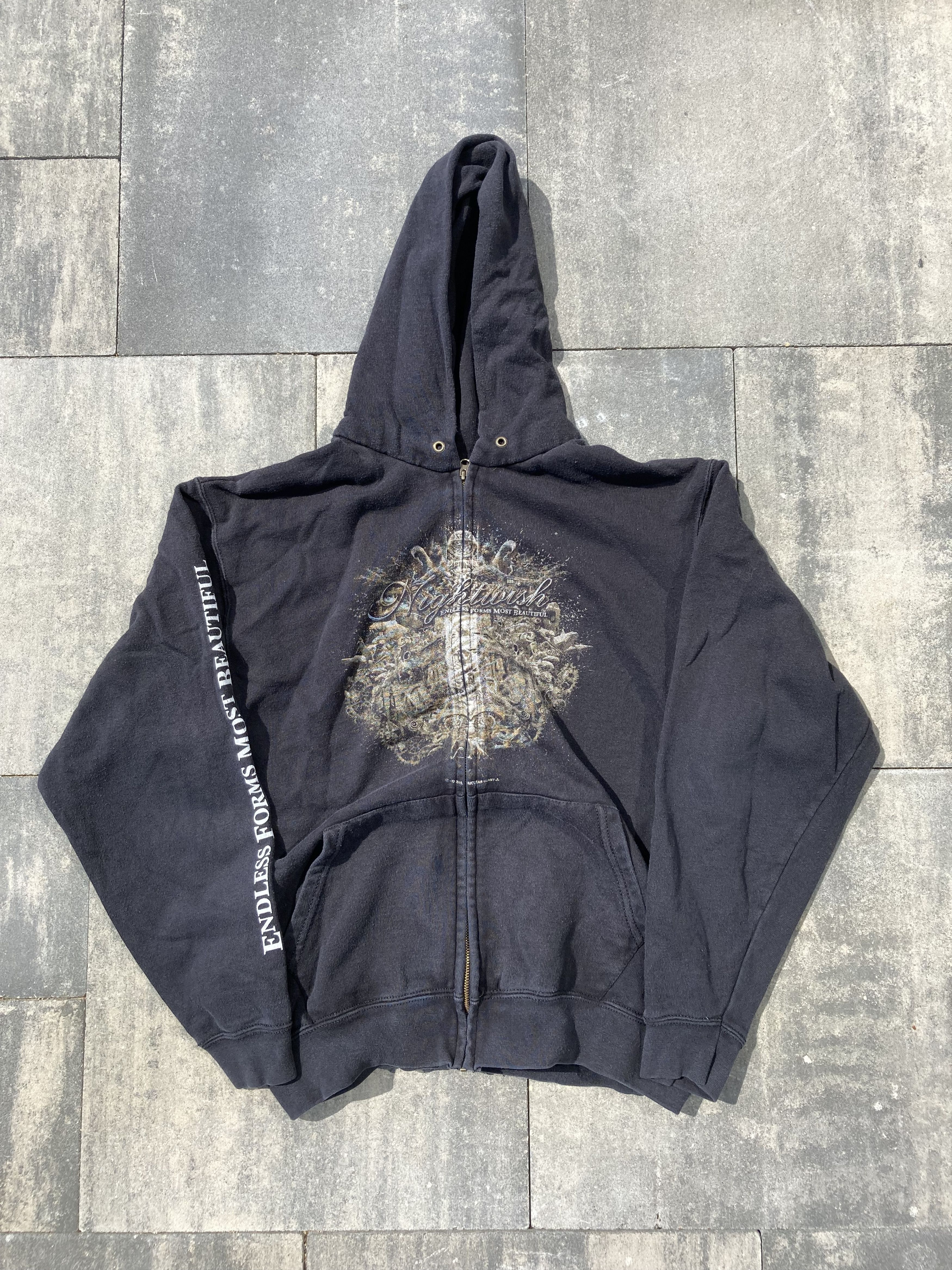 Japanese Brand × Vintage 🌪️Vintage Zip Up Hoodie y2k Size US M / EU 48-50 / 2 - 1 Thumbnail