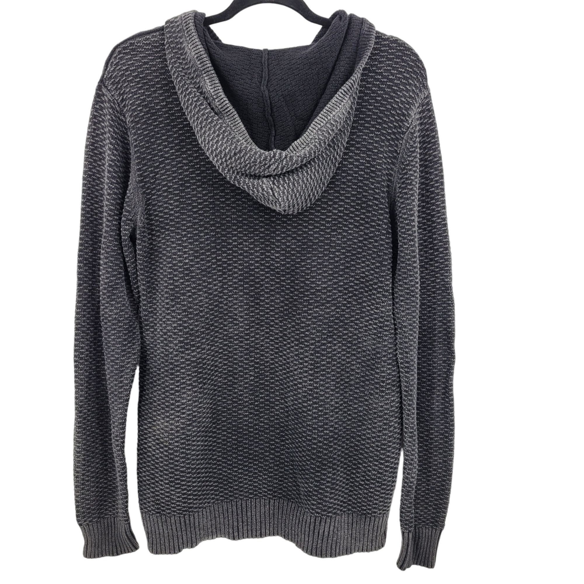 Modern Amusement Modern Amusement Grey Knit Pullover Hoodie M Textured Grunge Size US M / EU 48-50 / 2 - 4 Thumbnail
