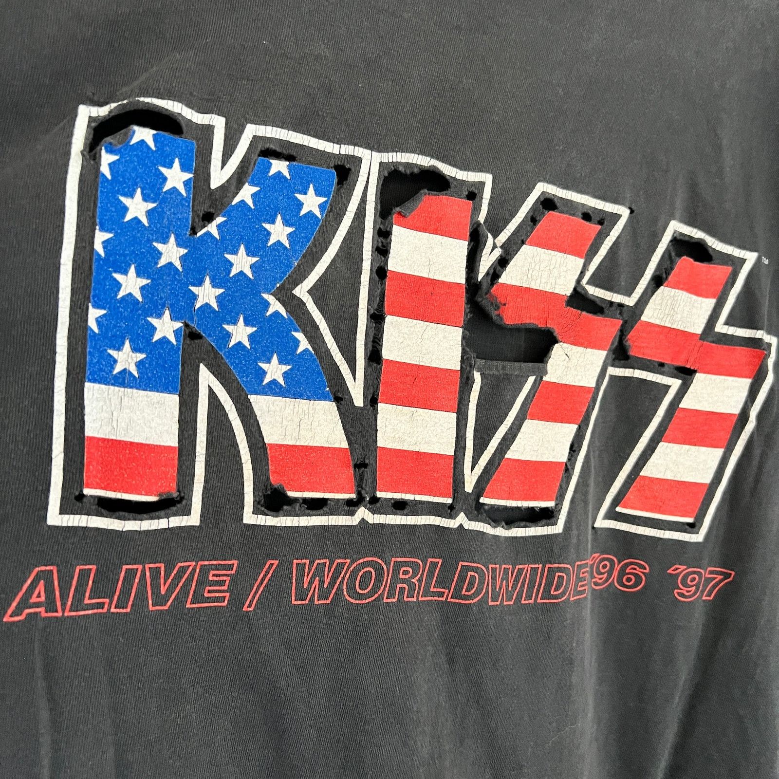 KISS VTG 90s KISS Band Men's T Shirt Cronies XL thrash fader Size US XL / EU 56 / 4 - 5 Thumbnail