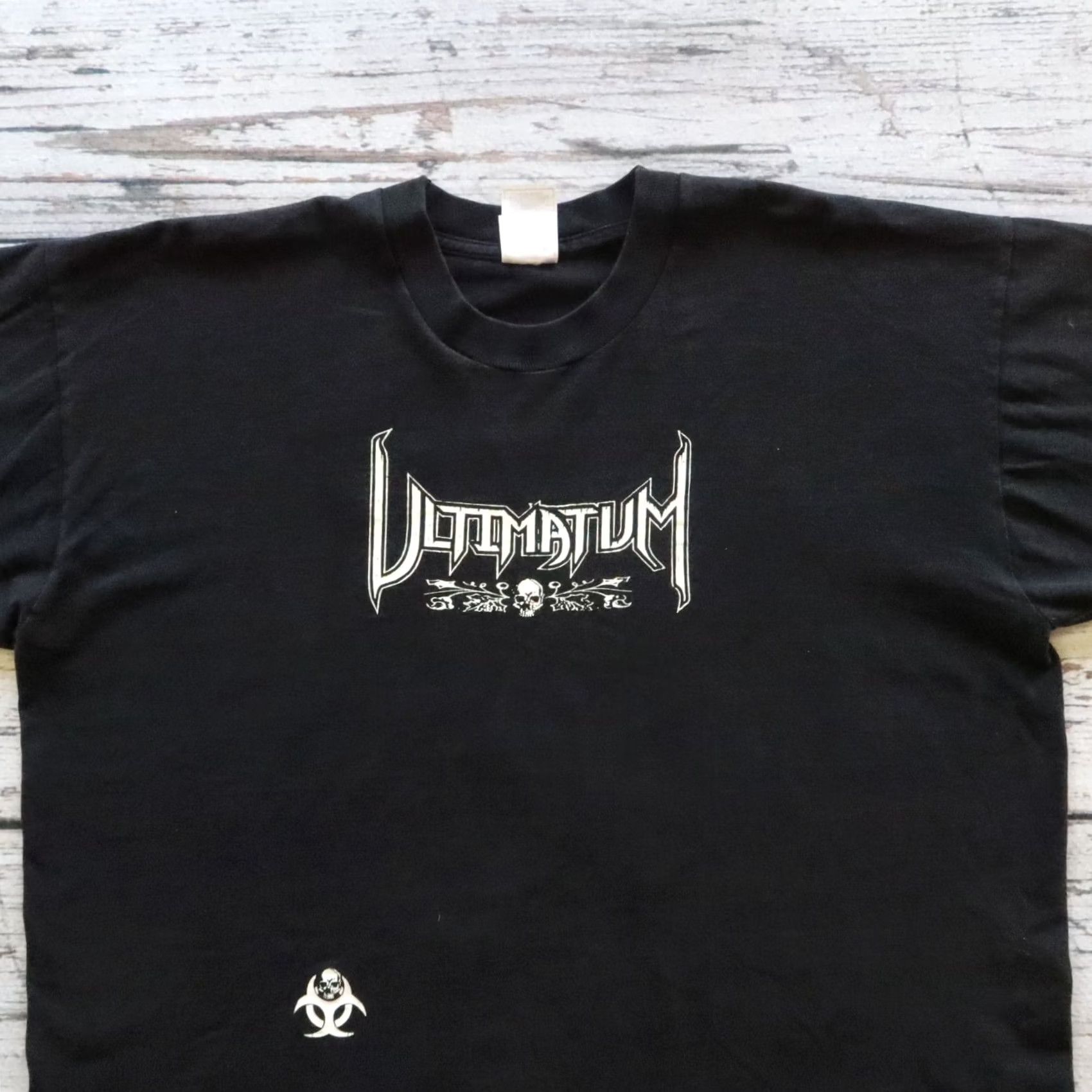 Fruit Of The Loom Vintage Ultimatum Shirt 2XL Black Mens T-Shirt Rock Band Size US XXL / EU 58 / 5 - 2 Thumbnail