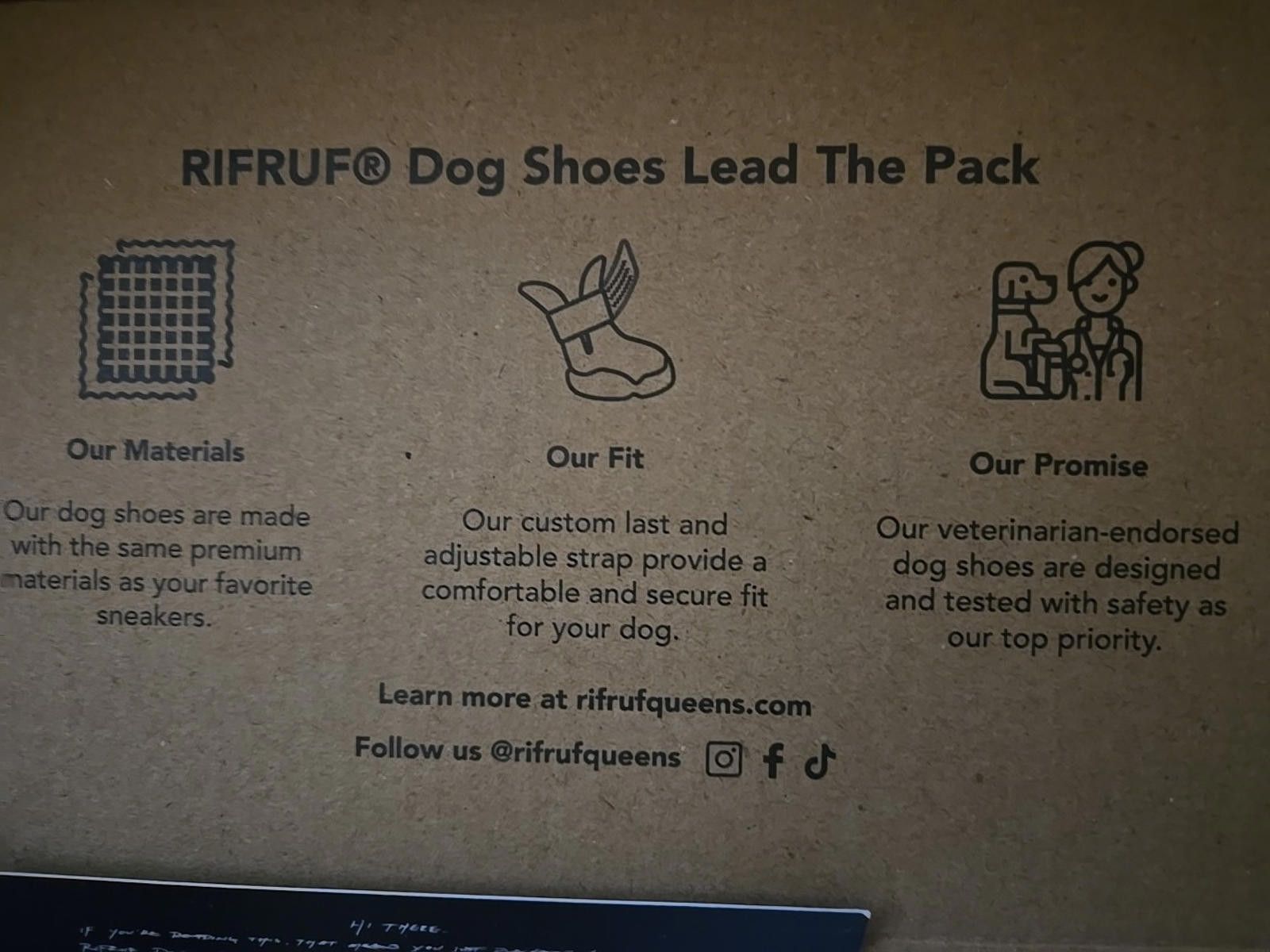 Other RifRuf Caesar 1 - Bone Size 3/4 Designer Dog Shoes Size ONE SIZE - 5 Thumbnail