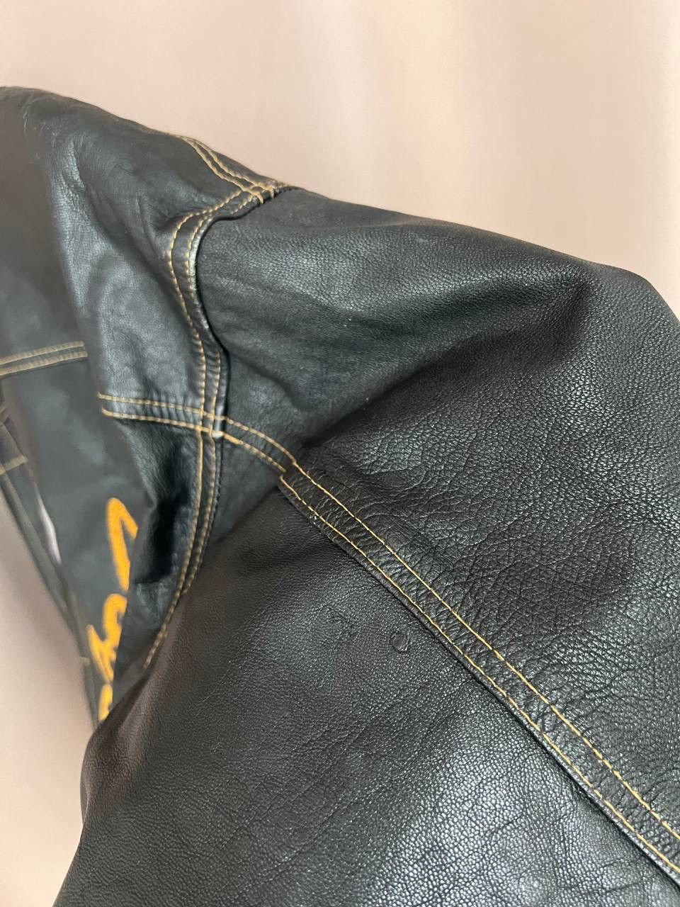 Diesel Diesel Big Back Logo Leather Jacket New World Basic Size XL Size US XL / EU 56 / 4 - 21 Thumbnail