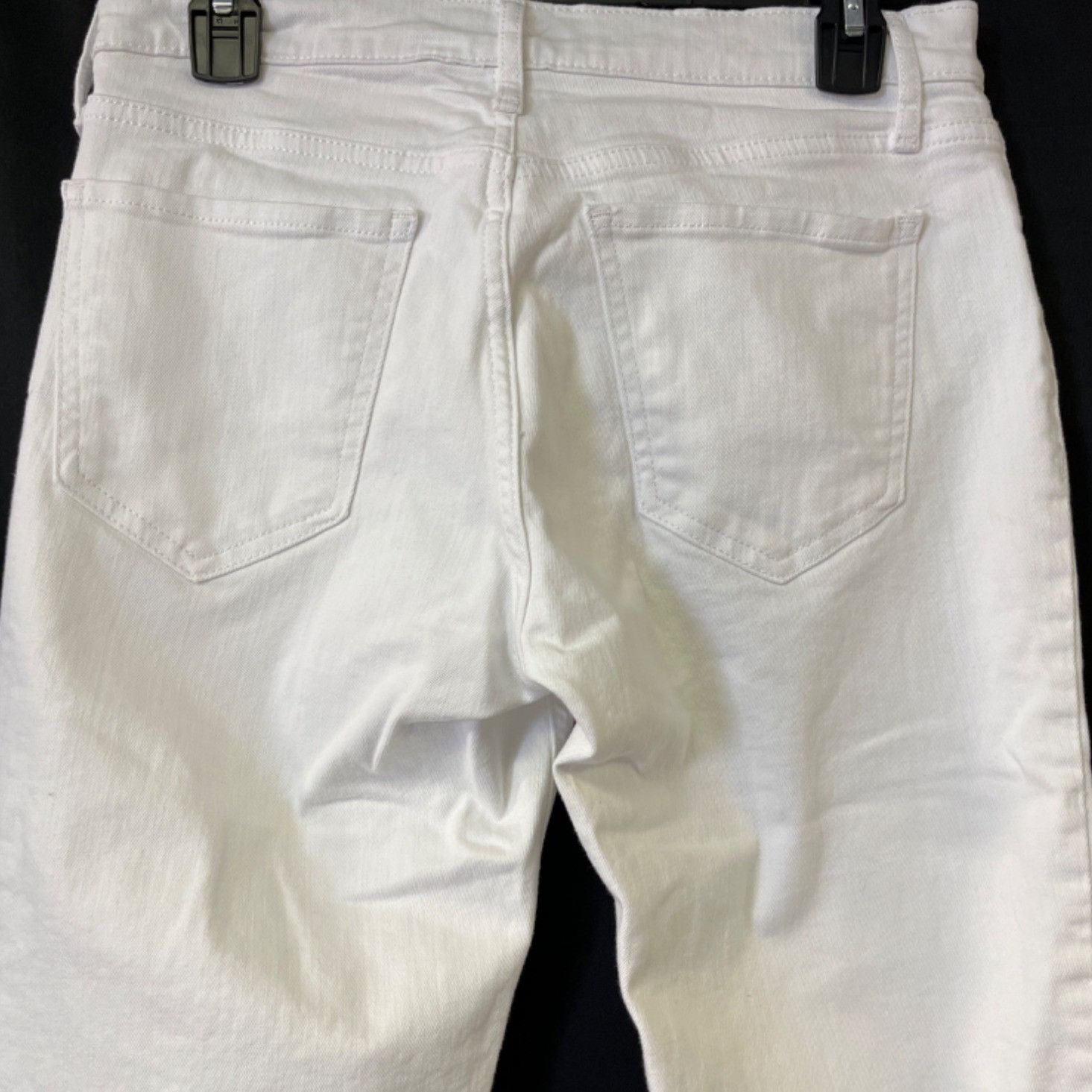 Banana Republic Banana Republic Women's White Pants/Girlfriend Jeans Sz 27/4 Size 27" / US 4 / IT 40 - 4 Thumbnail
