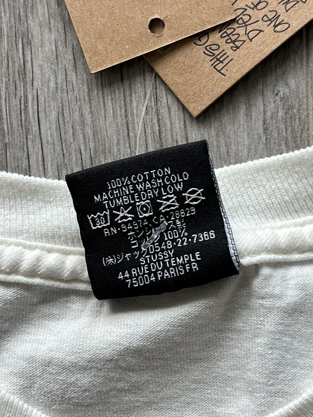 Stussy Stussy Shells Pigment Dyed Tee “Natural” Size US L / EU 52-54 / 3 - 4 Thumbnail