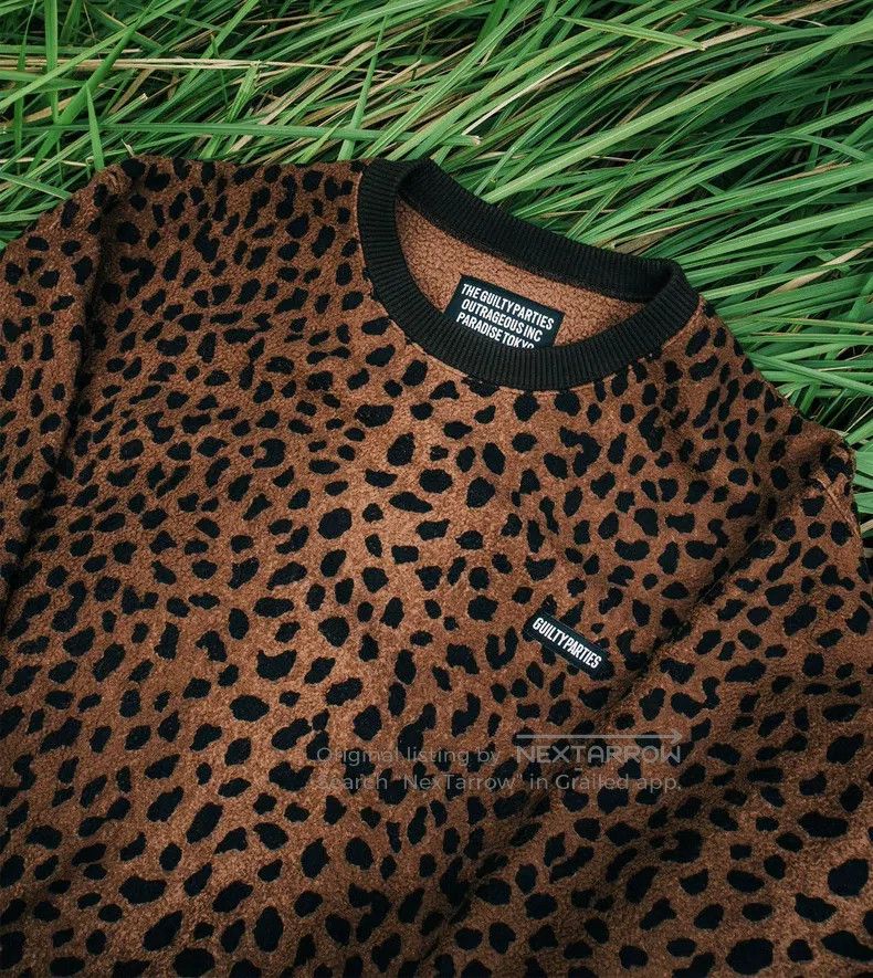 Wacko Maria Wacko Maria Leopard print pullover sweatshirt Size US L / EU 52-54 / 3 - 1 Thumbnail