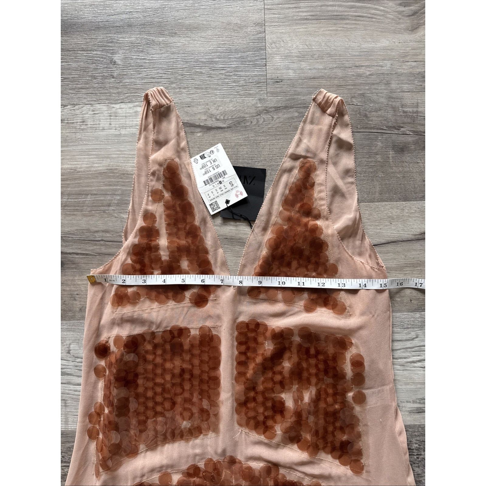 Zara Zara Sequin Georgette Dress Size S Size S / US 4 / IT 40 - 3 Thumbnail