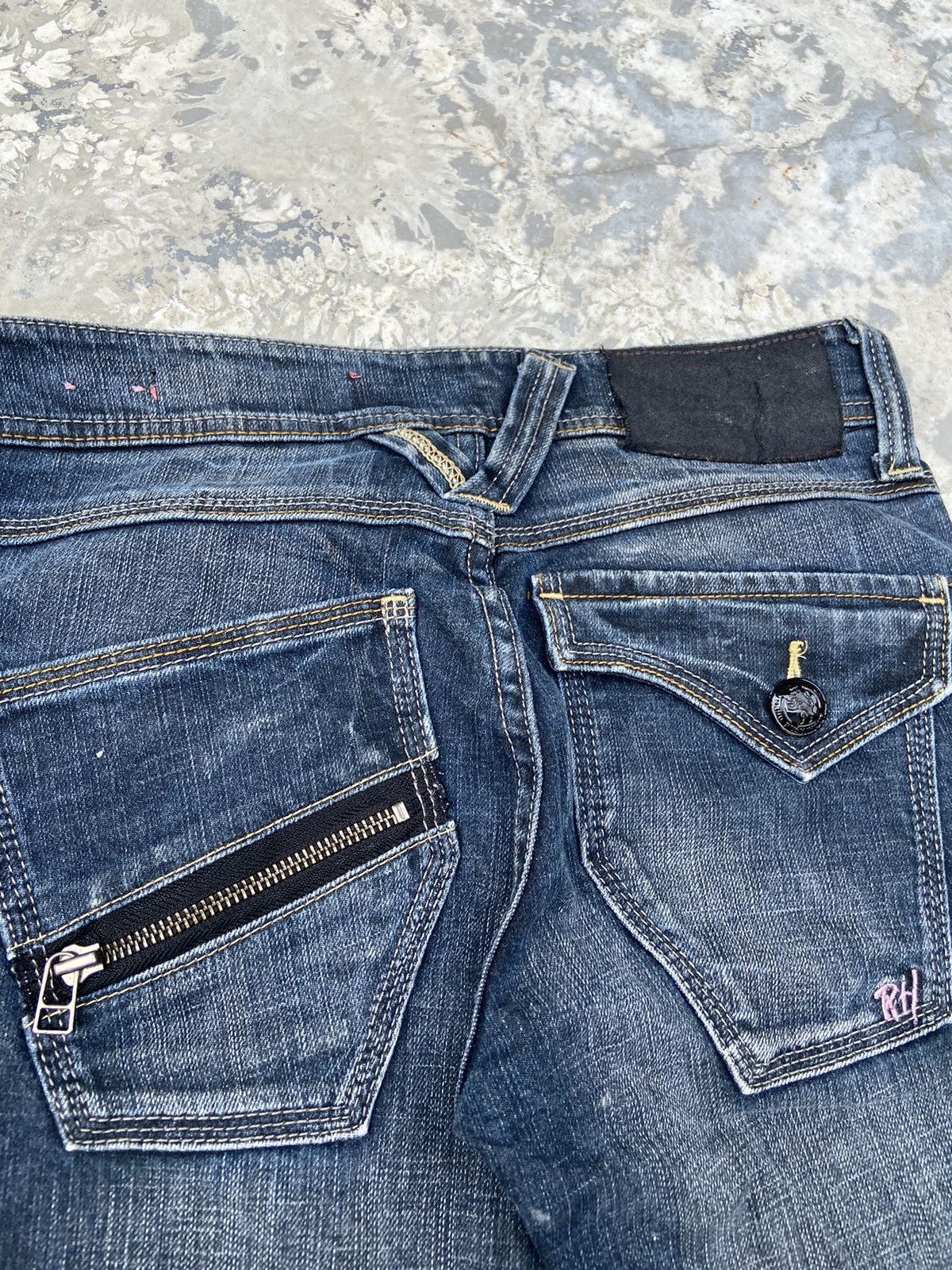 Japanese Brand Vintage Y2K rush hour denim pants flare Size 26" / US 2 / IT 38 - 4 Thumbnail