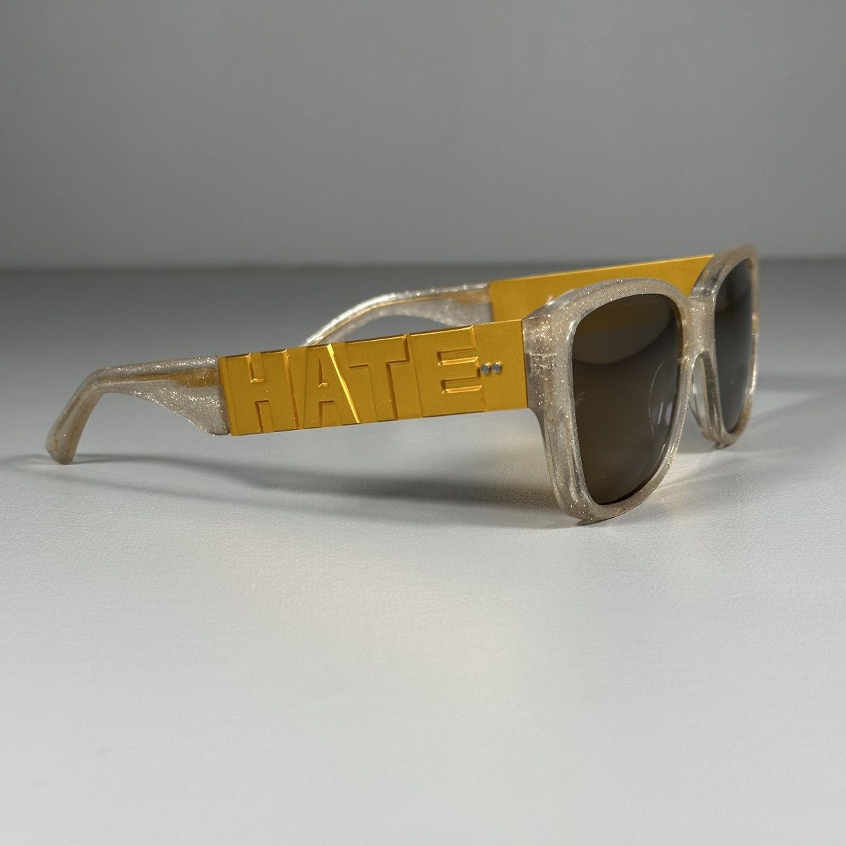 Other Vintage Frames by Corey Shapiro Dice LOVE HATE Sunglasses Size ONE SIZE - 3 Thumbnail