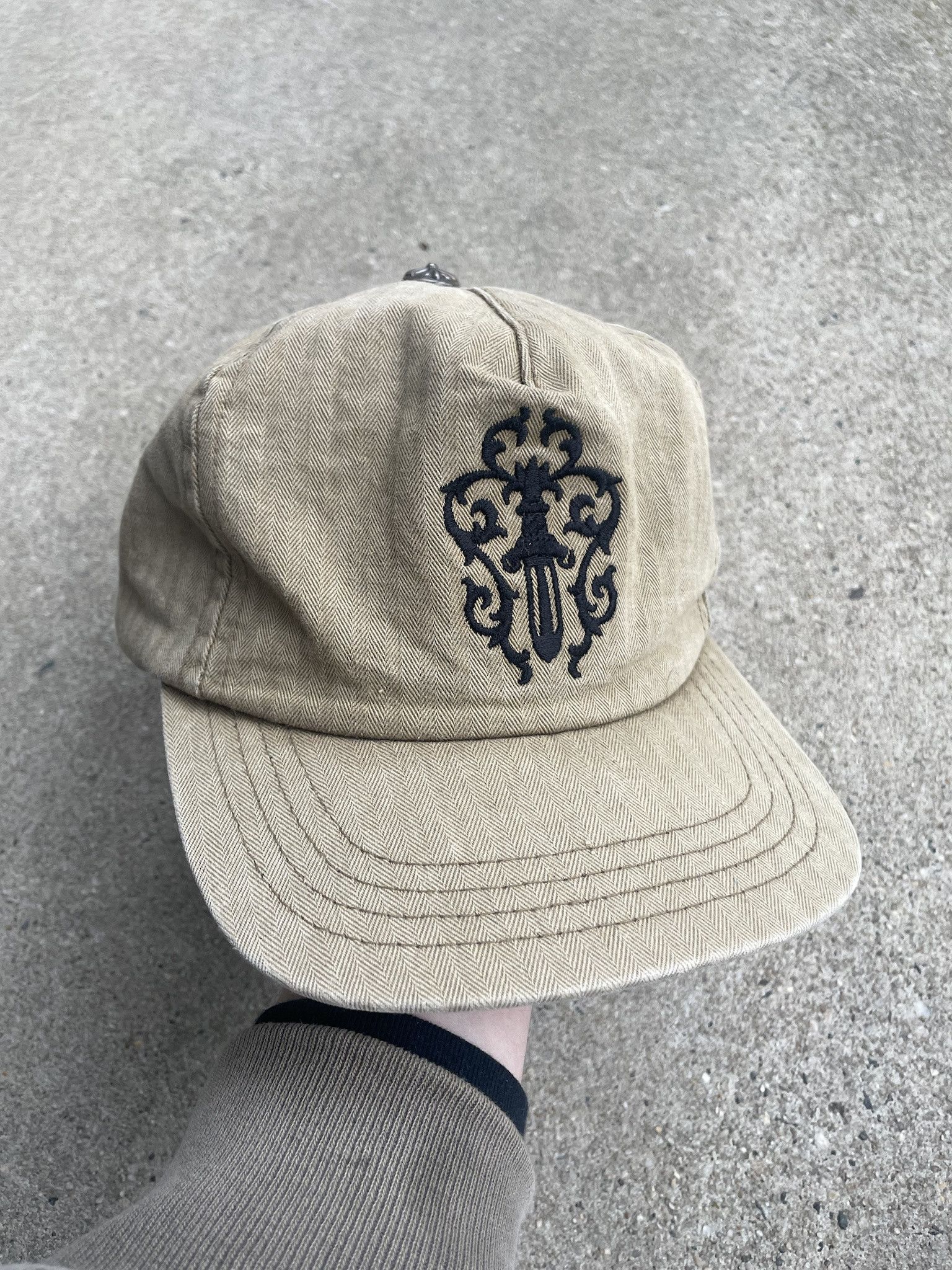 Chrome Hearts Herringbone Floral Dagger Hat