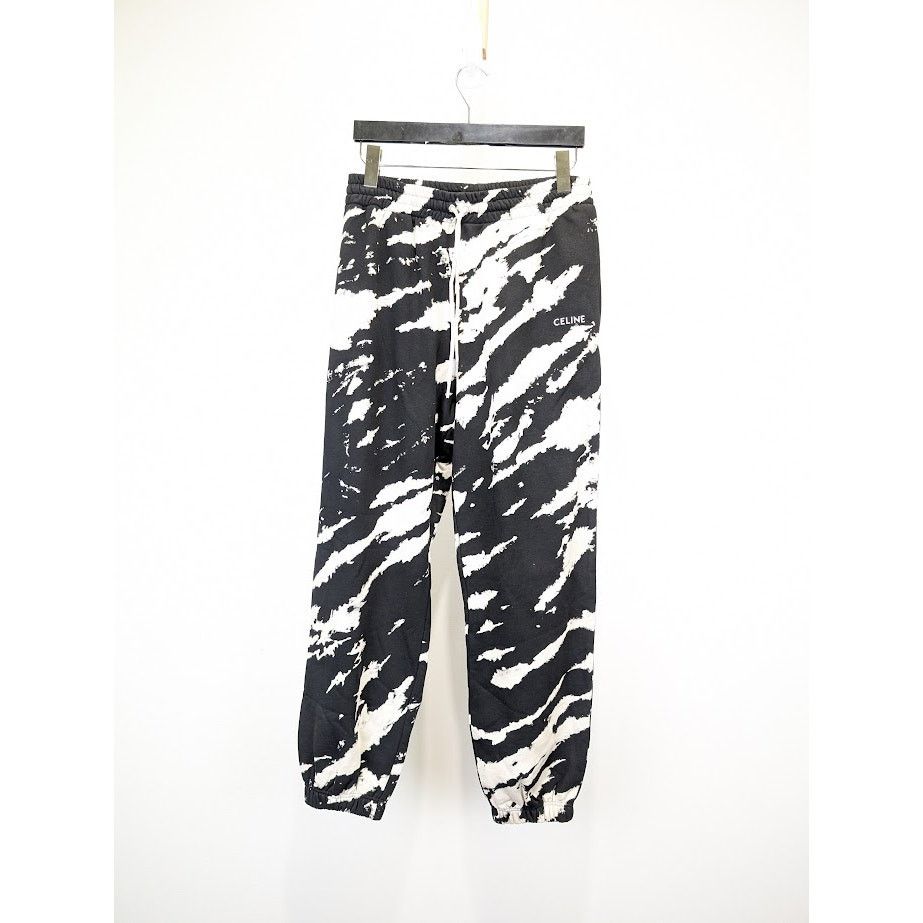 Celine o1rshd1 Jogging Tie Dye in Black / White Size US 36 / EU 52 - 1 Thumbnail