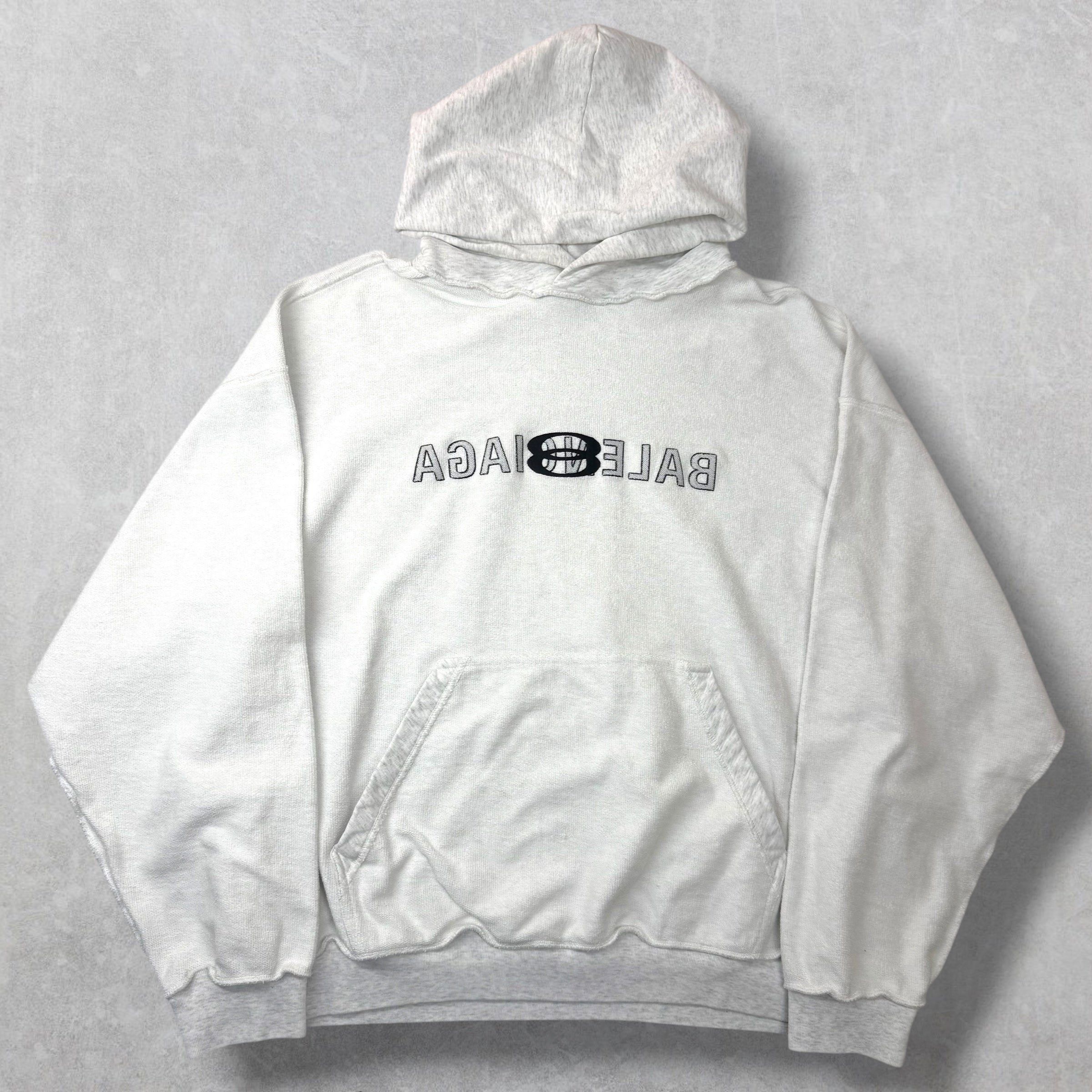 Balenciaga Balenciaga Inside Out Unity Logo Hoodie L Size US L / EU 52-54 / 3 - 1 Thumbnail