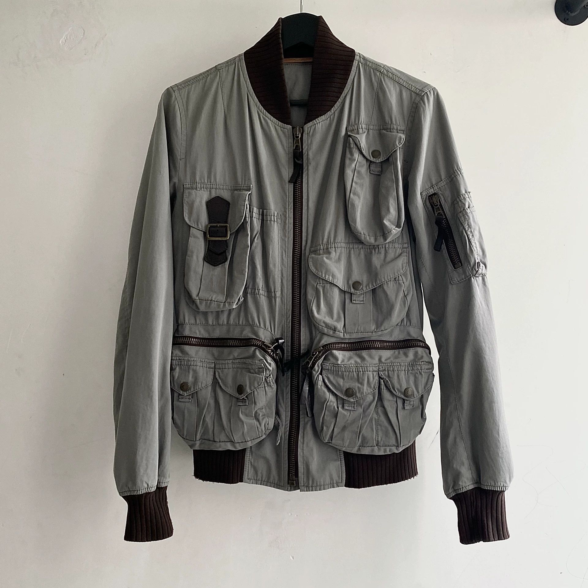 Dolce & Gabbana AW 2003 Archive Dolce&Gabbana Zip Sleeves Bomber