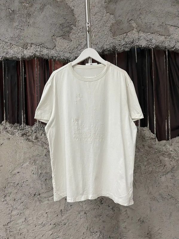 Maison Margiela Maison Margiela White Cotton Short Sleeve T-shirt 0089 Size S / US 4 / IT 40 - 1 Thumbnail