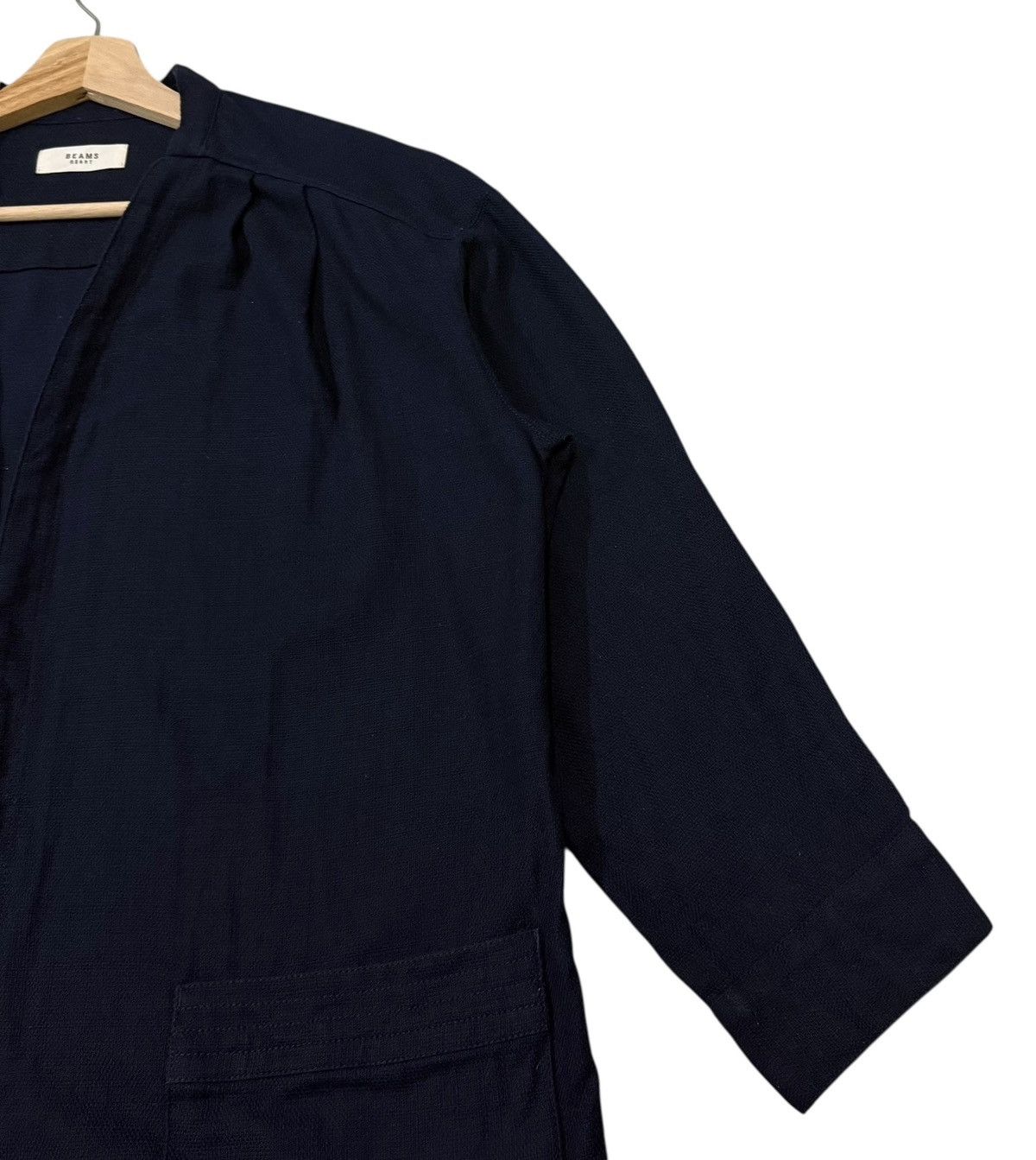 Beams Plus ‼️RARE‼️Vintage Beams Heart Buttonless Long Jacket Size US L / EU 52-54 / 3 - 3 Thumbnail