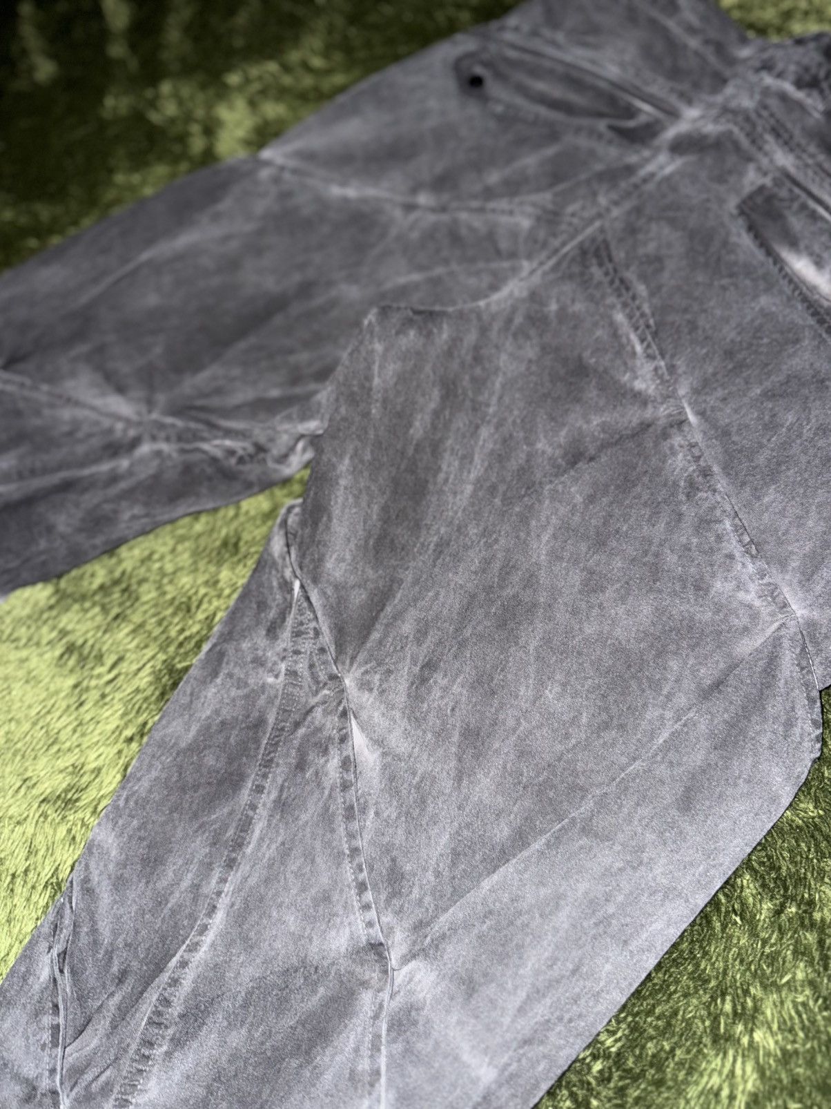 Juntae Kim [L] JUNTAE KIM Gathered Twist Dyed Shell Trousers Size US 34 / EU 50 - 10 Thumbnail