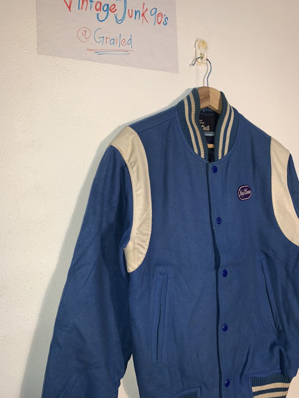 Vintage 🔥Binding Offer Now🔥VINTAGE VARSITY JACKET Size US M / EU 48-50 / 2 - 2 Thumbnail
