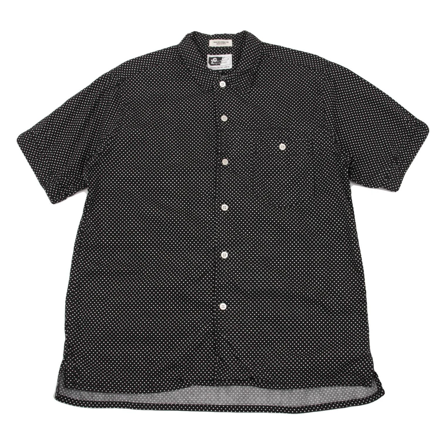 Engineered Garments Polka Dot Short Sleeve Shirt in Black and White Size M Size US M / EU 48-50 / 2 - 1 Thumbnail