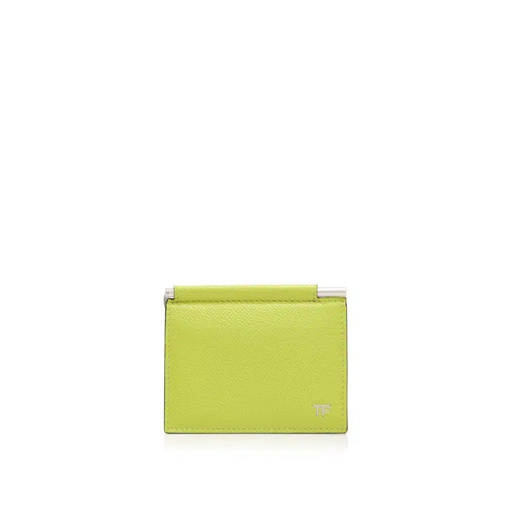 Tom Ford o1loc1c0125 YM340 Size: OS / Mini Wallet in Acid Green Size ONE SIZE - 1 Preview